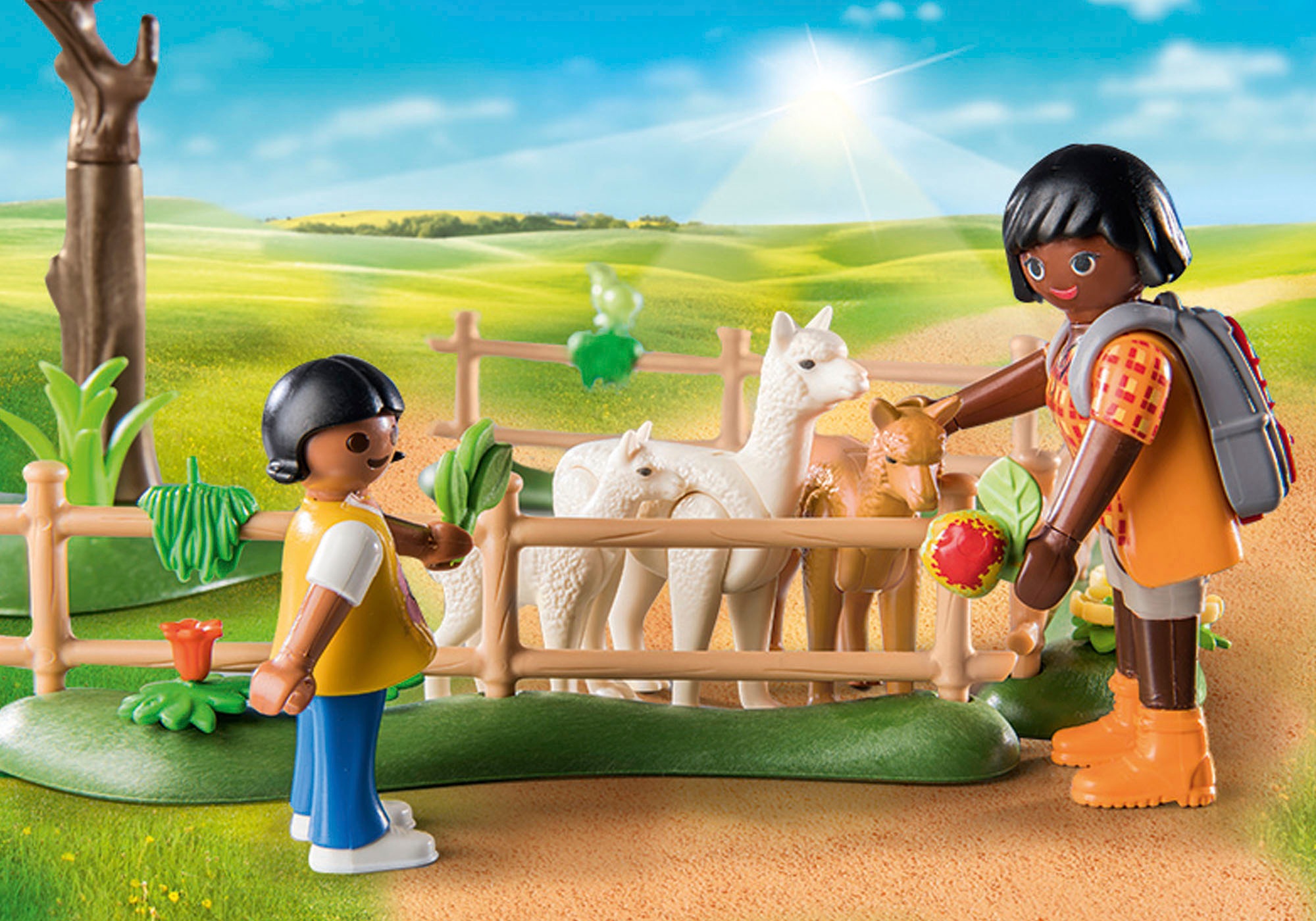 Playmobil® Konstruktions-Spielset »Alpaka-Wanderung (71251), Country«, teilweise aus recyceltem Material; Made in Europe