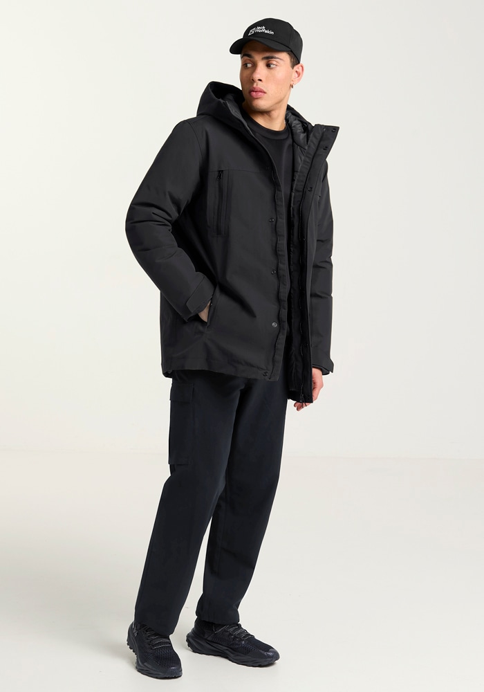 Jack Wolfskin Winterjacke »GLACIER SHIELD JKT M«, Winddicht, wasserdicht, Übergangsjacke