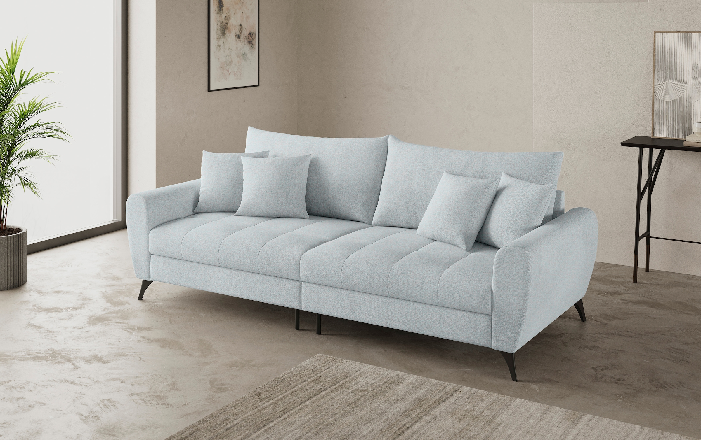 Mr. Couch Big-Sofa »Blackburn II«, Mit Kaltschaumpolsterung bis 140 kg belastbar