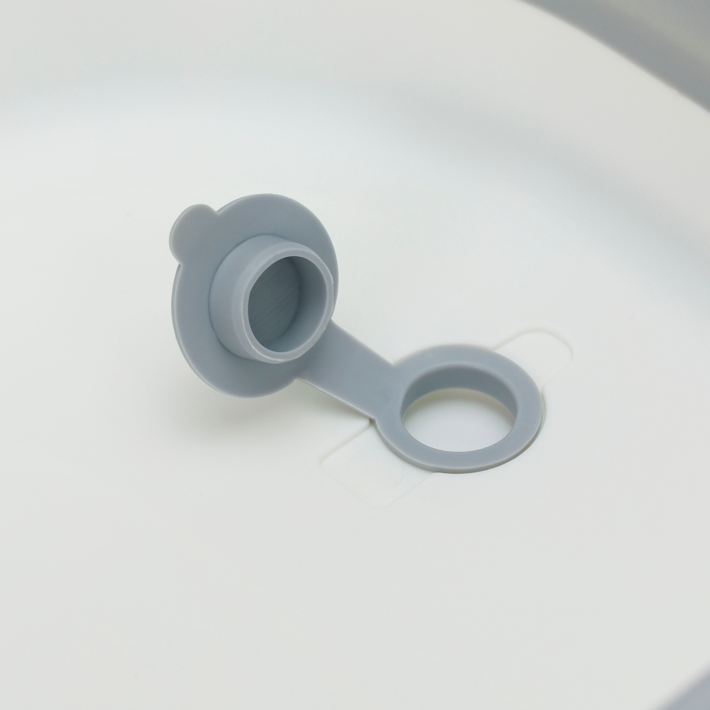 Fillikid Babybadewanne »Faltbadewanne Beluga grau« Höhe 20,5 cm mit Ablaufstöpsel inkl. Temperaturmessung