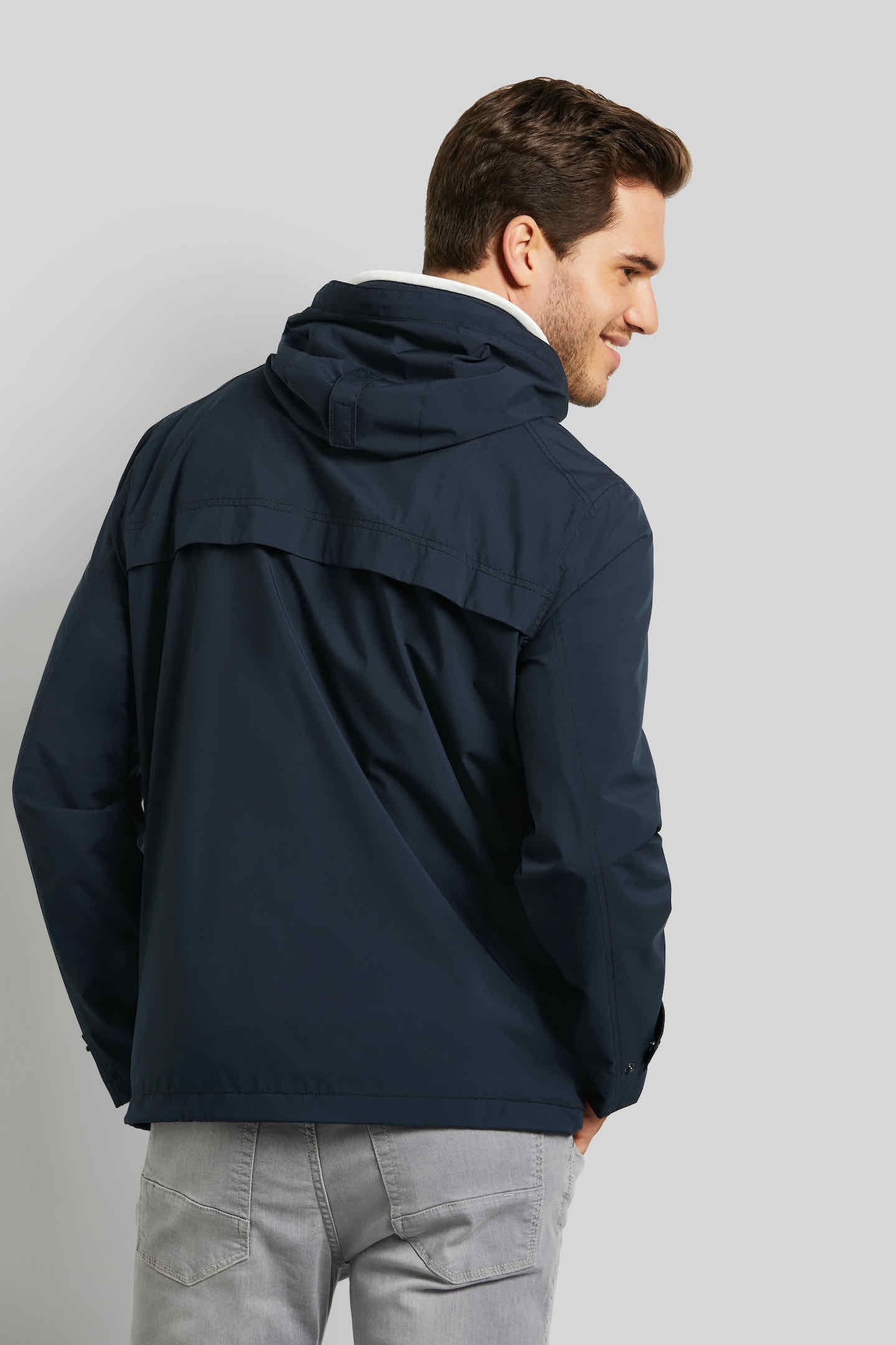 bugatti Langjacke, mit Kapuze, mit abnehmbarer Kapuze