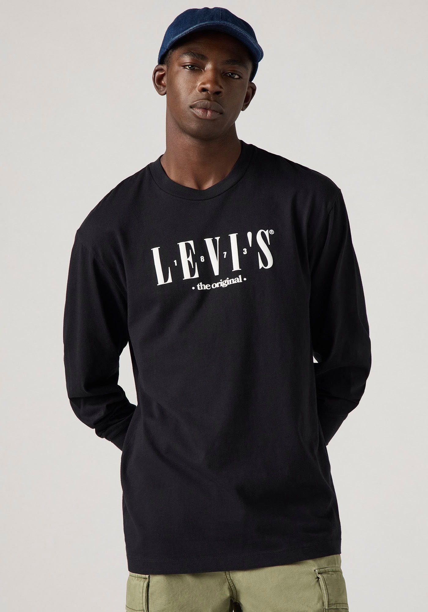Levi's® Langarmshirt, mit Logoschriftzug