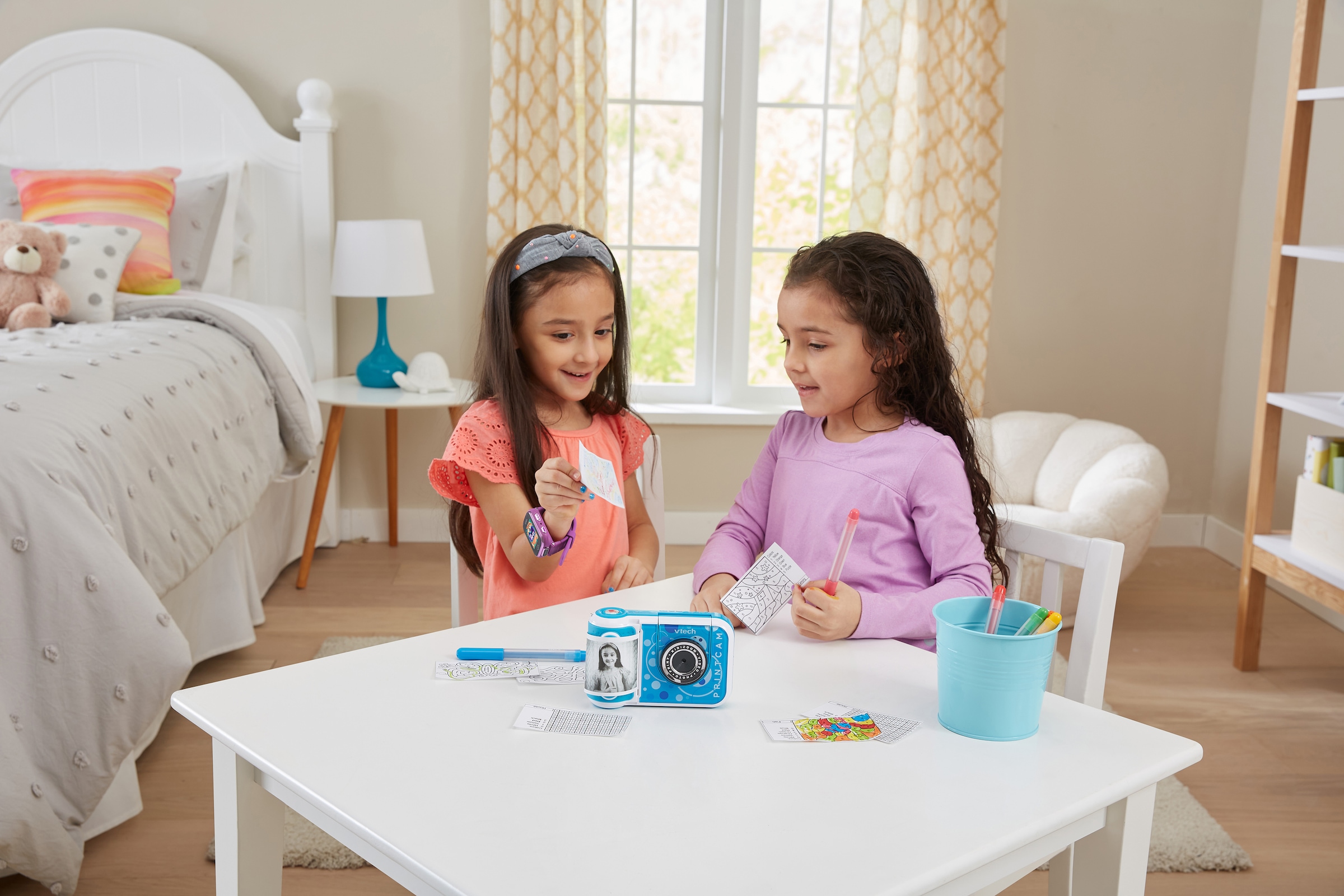 Vtech® Kinderkamera »KidiZoom Print Cam, blau«, 5 MP, mit eingebautem Thermodrucker