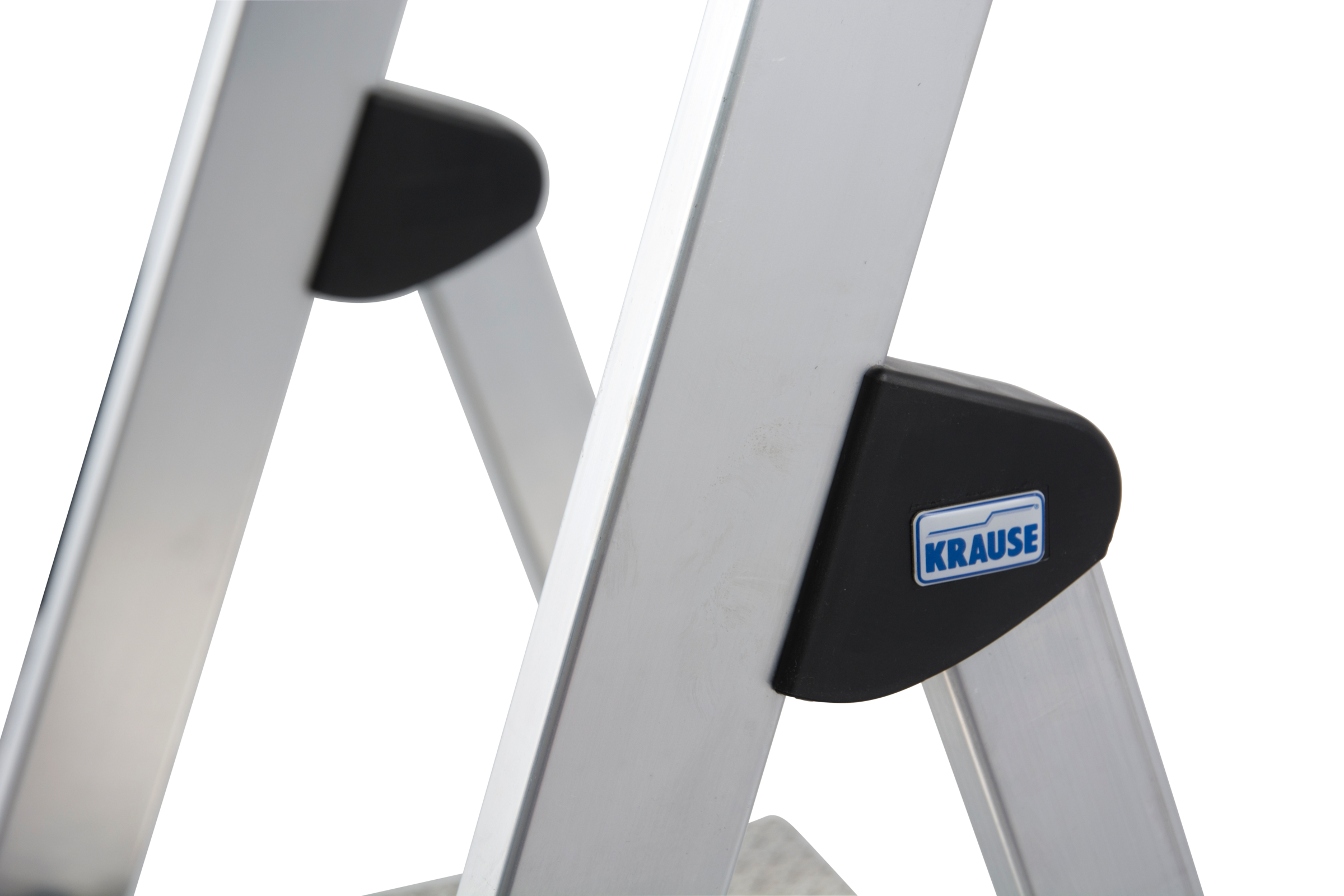 KRAUSE Stehleiter »Safety Plusline«, Aluminium, 3 Stufen, Arbeitshöhe ca. 265 cm