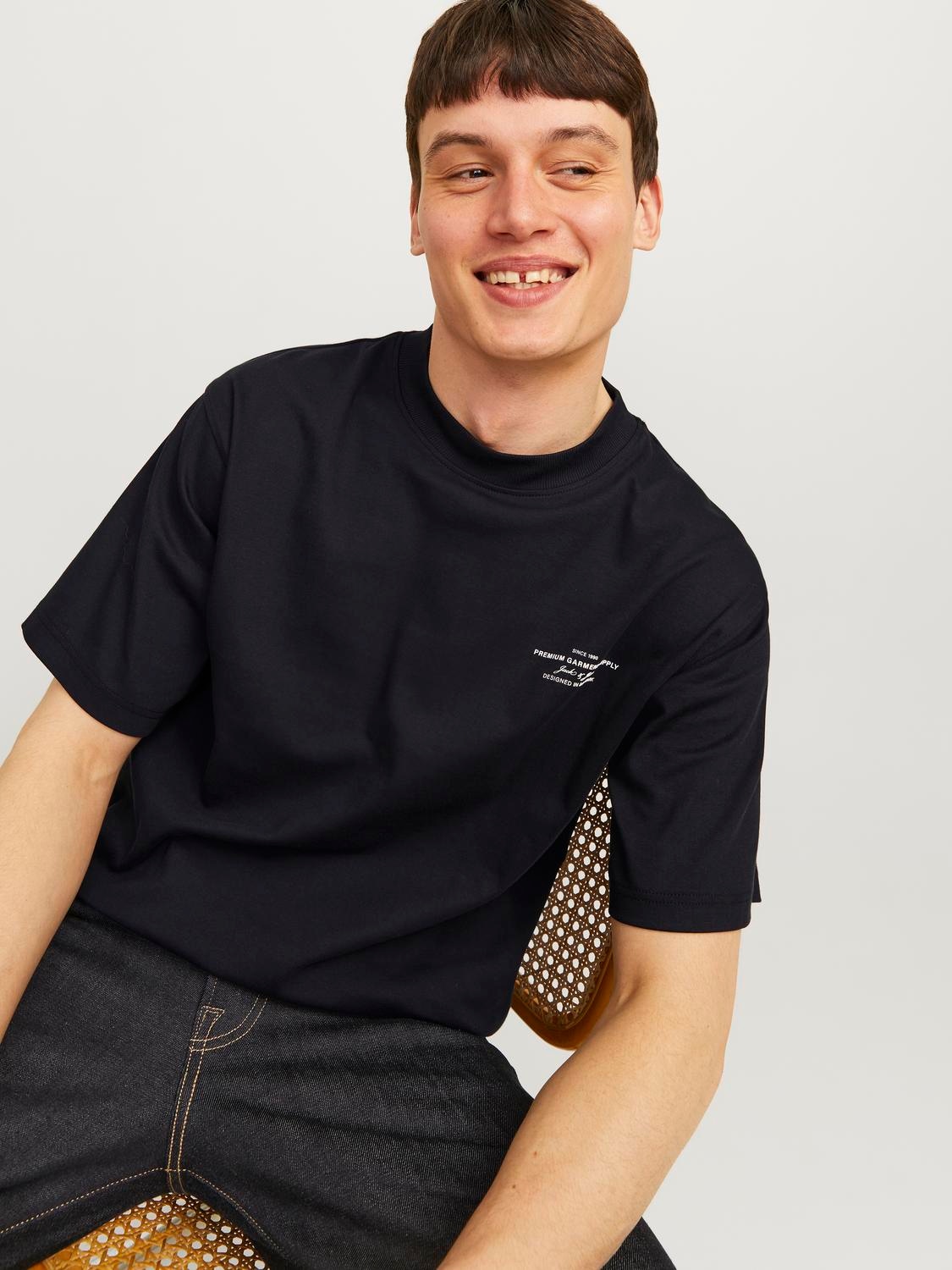 Jack & Jones Rundhalsshirt »JPRBLACHAD BRANDING SS CREW NECK TEE SN«