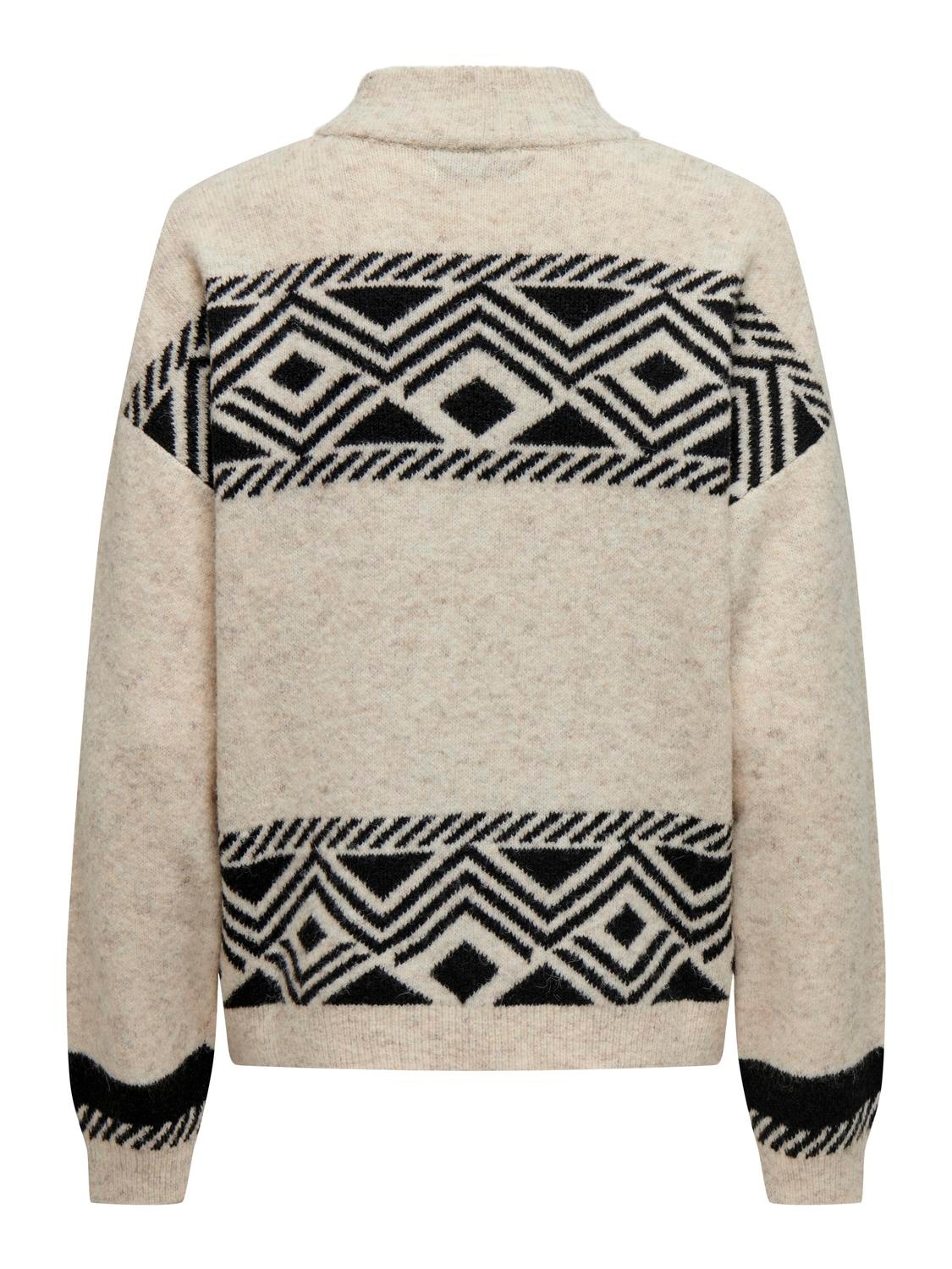 ONLY Stehkragenpullover »ONLVICTORIA L/S PULLOVER KNT NOOS«