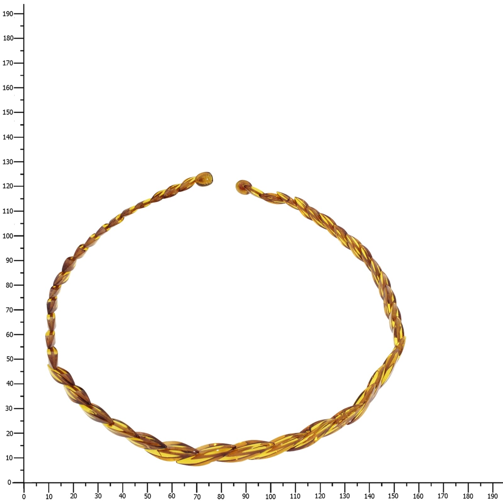 OSTSEE-SCHMUCK Kette ohne Anhänger »- Talvi - Bernstein -,«