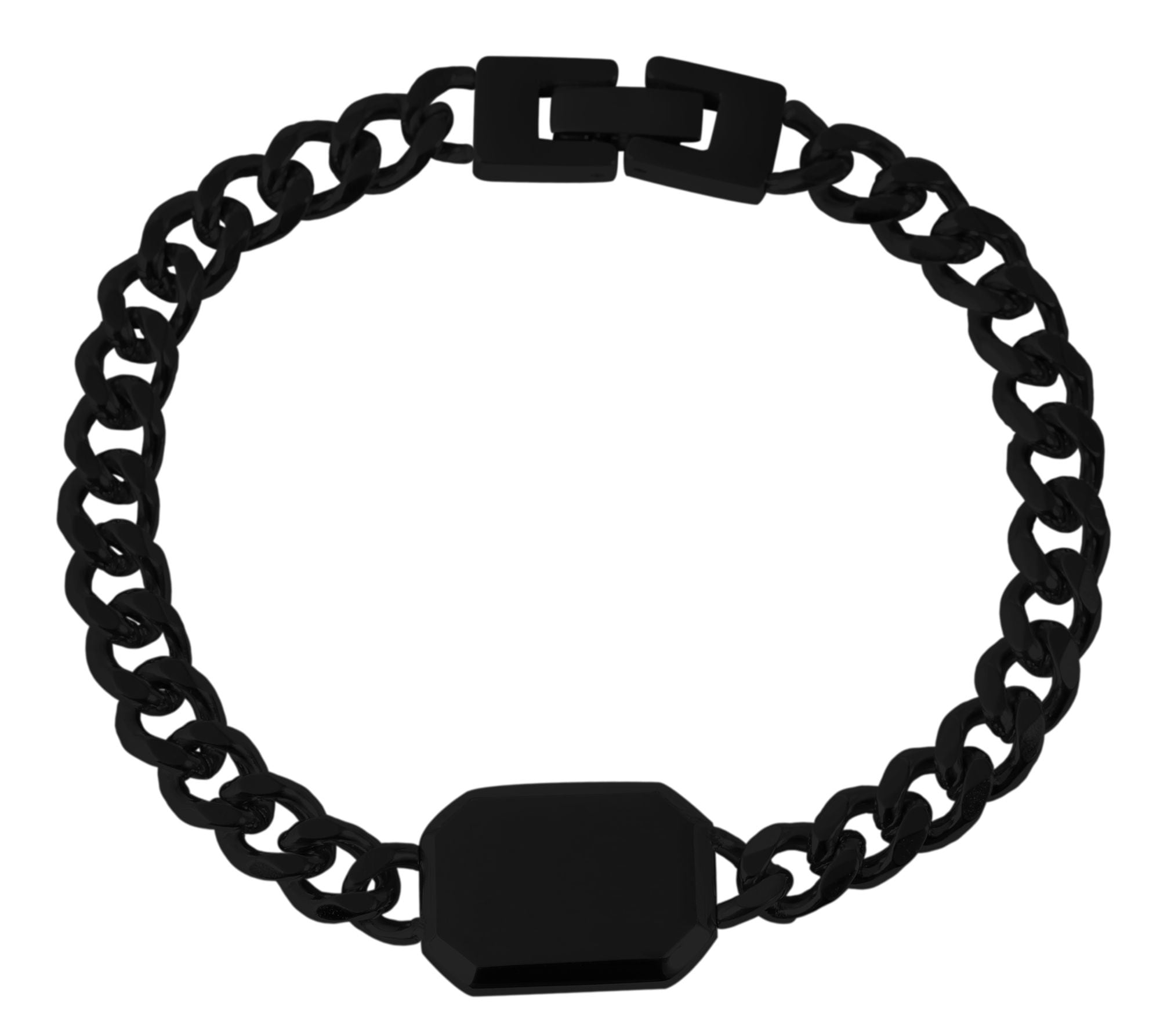 Adelia´s Panzerarmband »Unisex Armband ¿ Panzerarmband aus Edelstahl 19,5 cm«