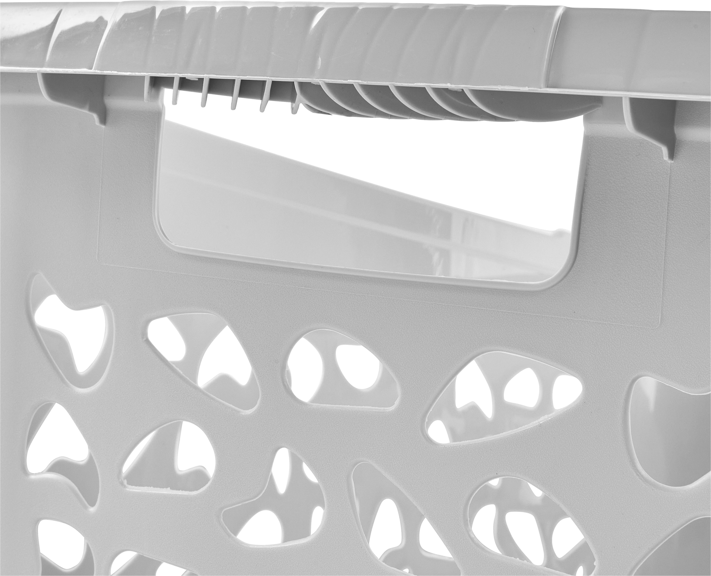 keeeper Wäschekorb »jost, 2er Set, 65 x 44 x 28 cm, 52 l« praktische Griffe, platzsparend ineinander nestbar