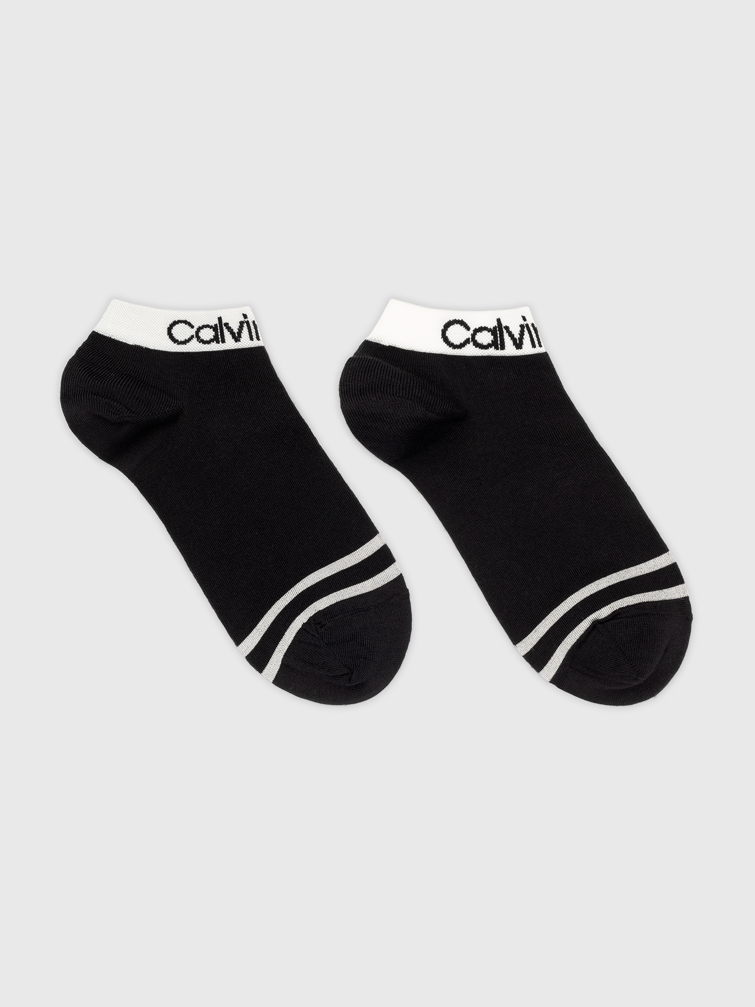 Calvin Klein Jeans Kurzsocken »CK WOMEN QUARTER 2P LOGO WELT«, (2 Paar), Coolmax-Garn für Feuchtigkeitstransport