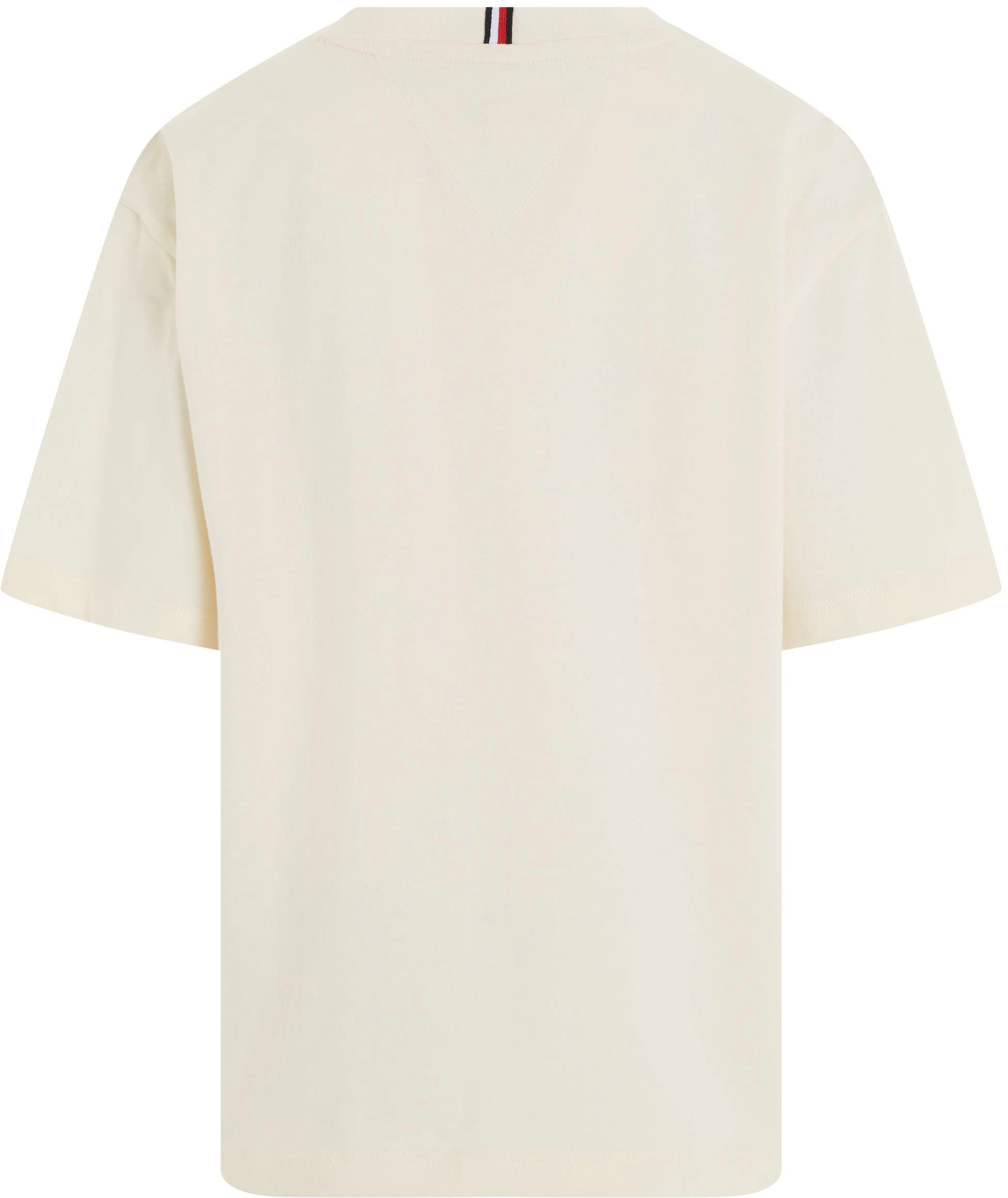 Tommy Hilfiger T-Shirt »U MONOTYPE TEE S/S«, mit großer Logo-Stickerei