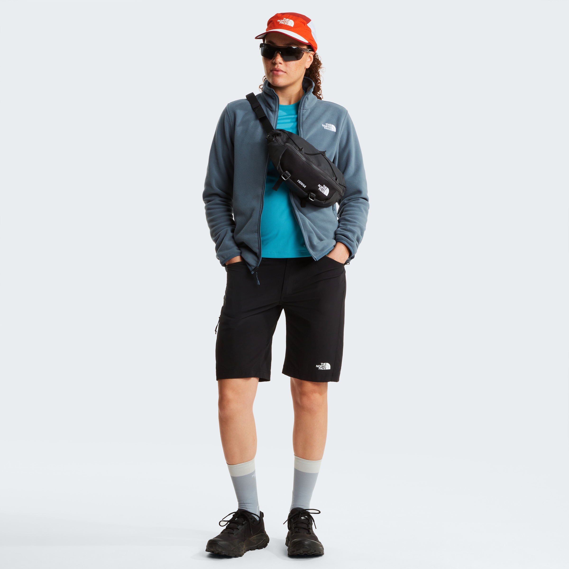 The North Face Fleecejacke »W GLACIER FLEECE JACKET« für Erwachsene, feuchtigkeitsabweisendes Material, sportlicher Stil