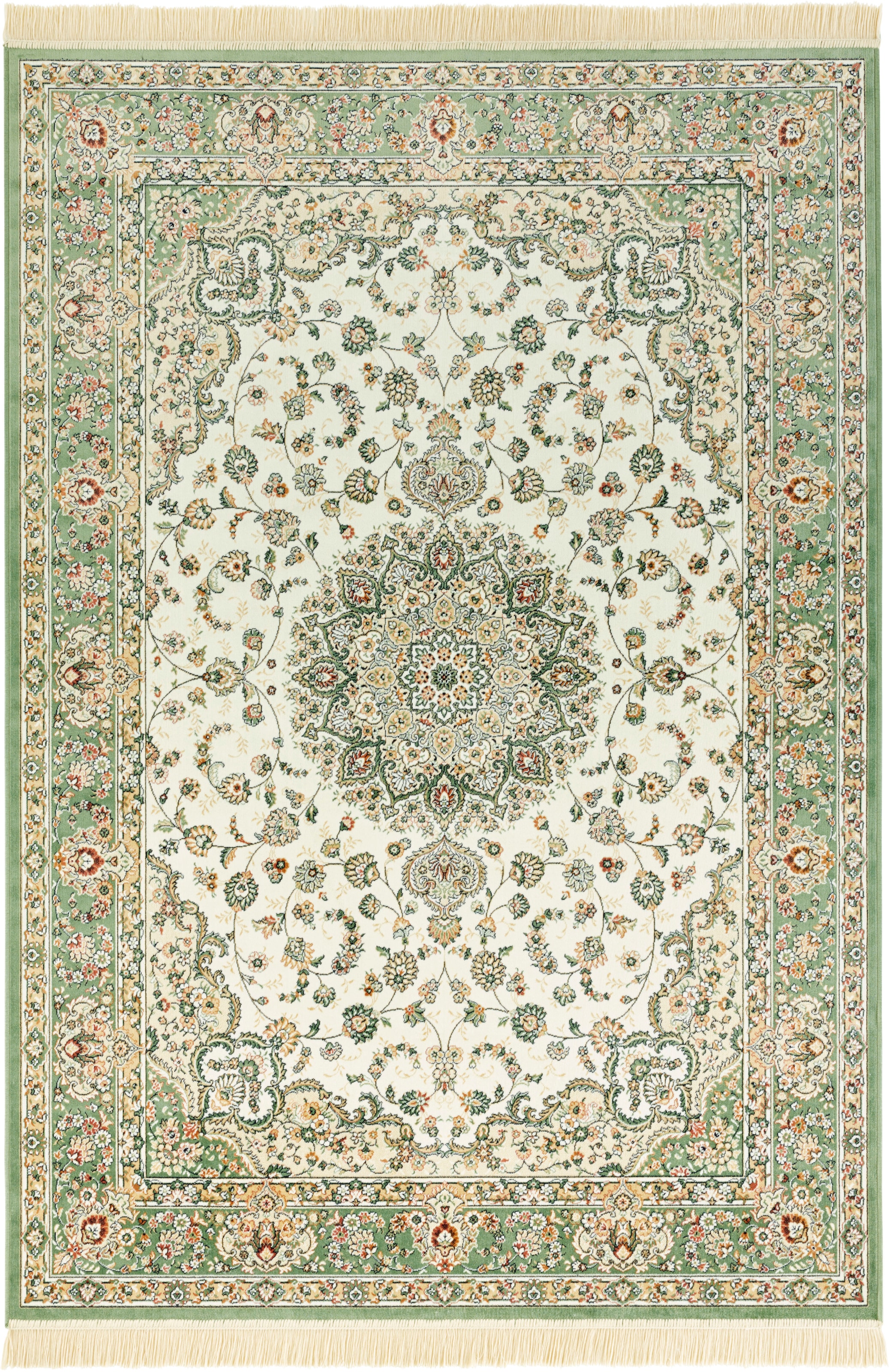 HANSE Home Teppich »Antik Nain«, rechteckig, 5 mm Höhe, Orientalisch mit Fransen, Orient, Wohnzimmer, Schlafzimmer, Esszimmer