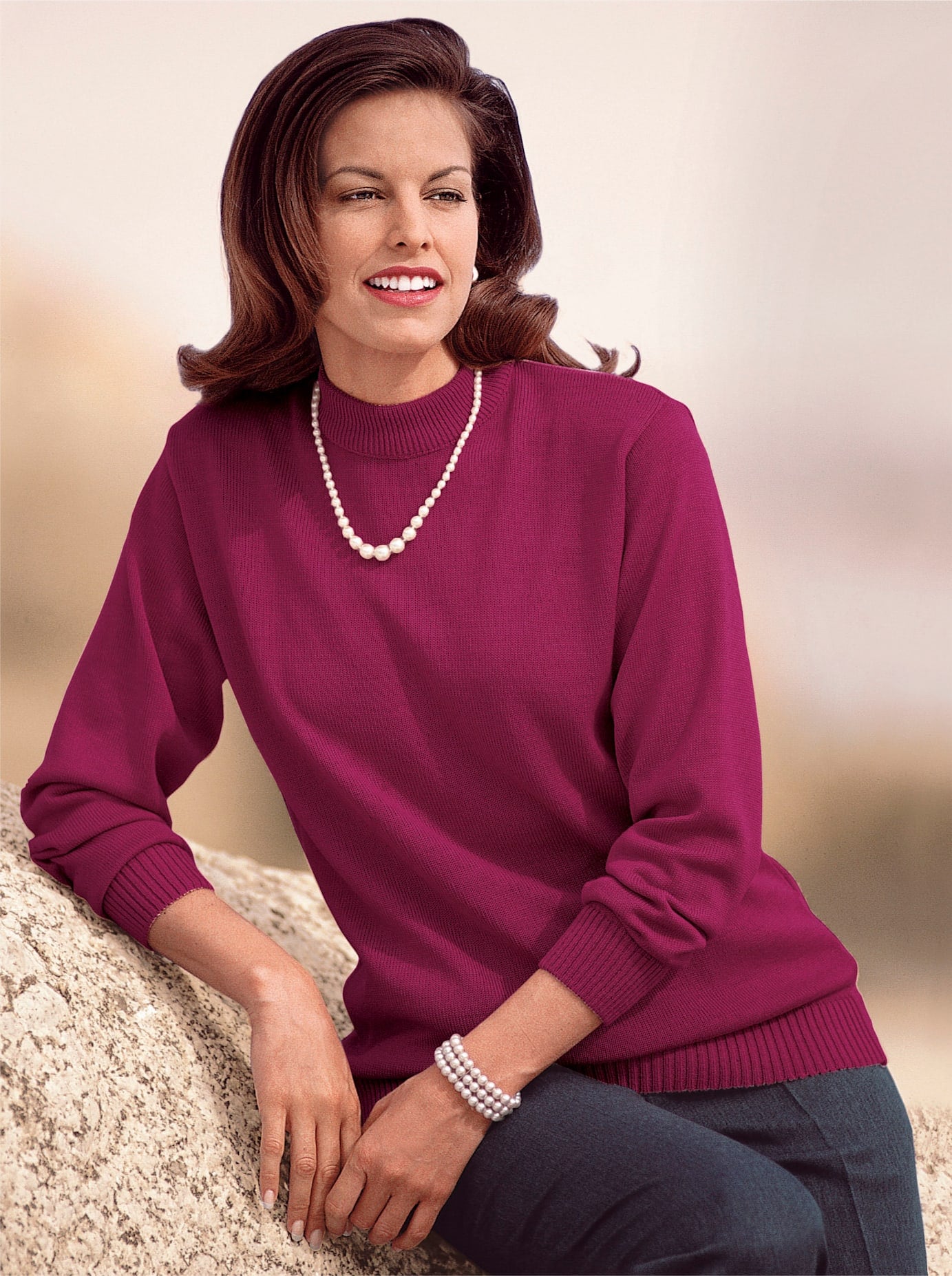 Classic Stehkragenpullover »Pullover«