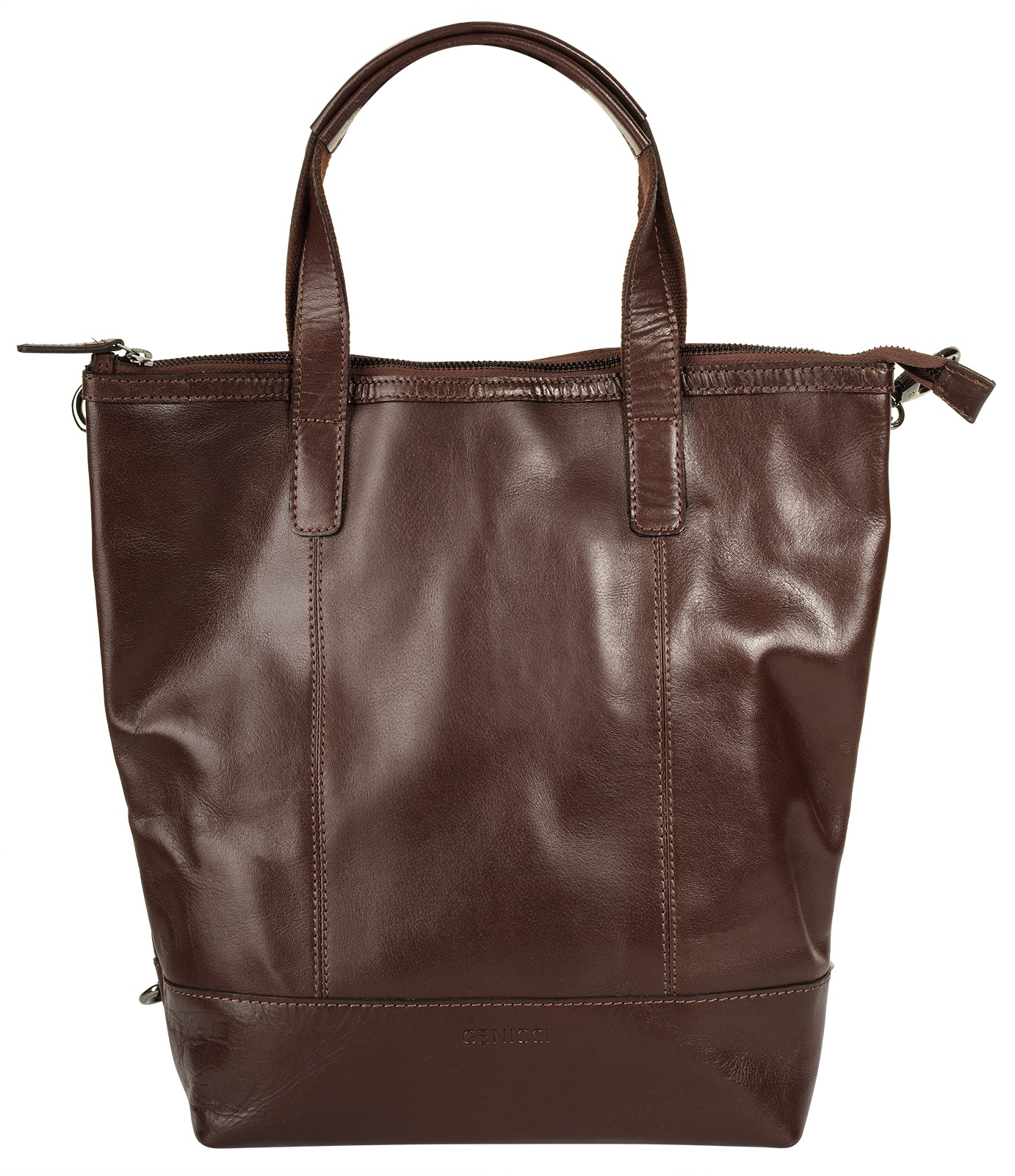 WouWou Cityrucksack, echt Leder