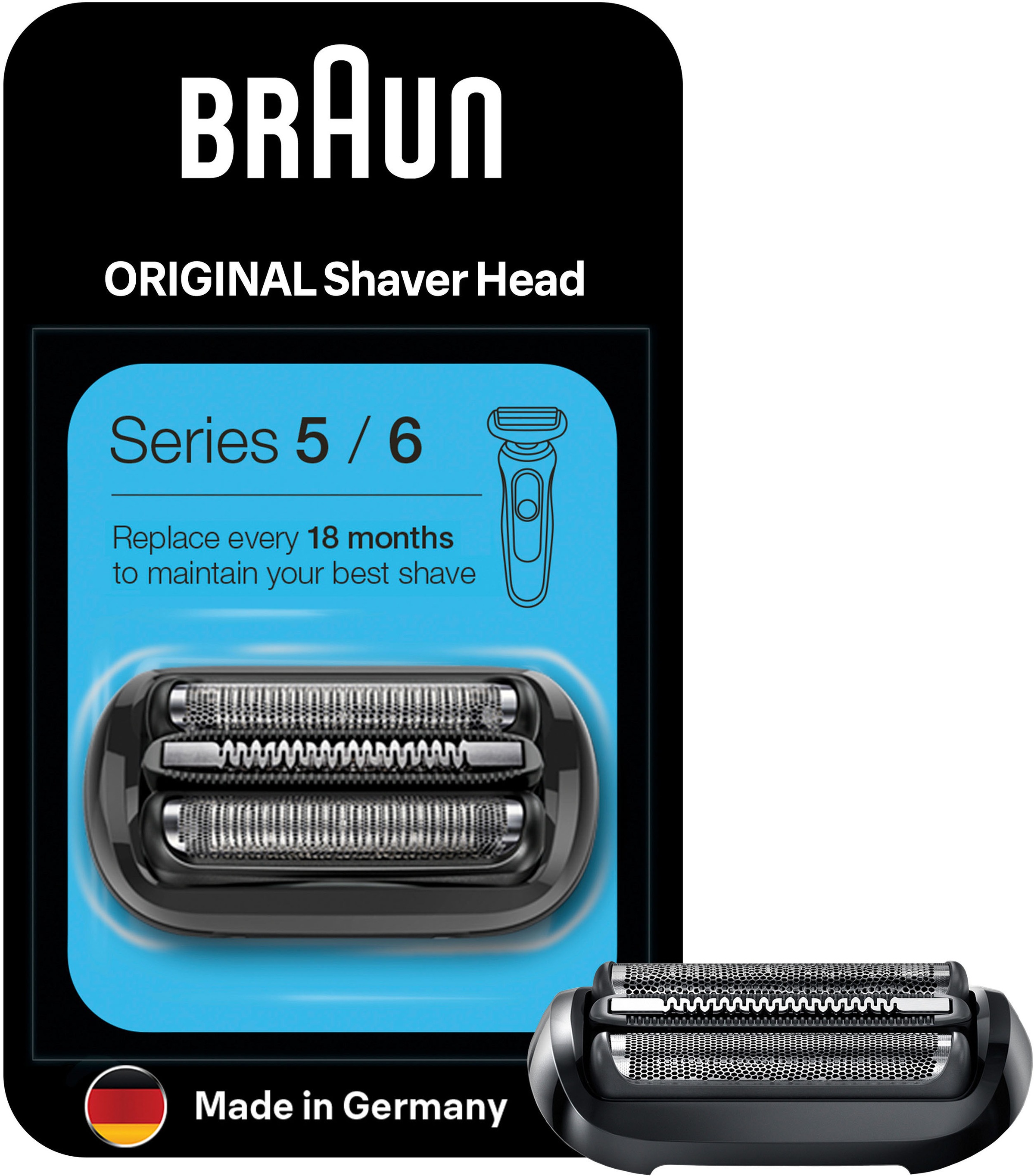 Braun Ersatzscherkopf »Series 5 53B« in schwarz, Größe 0