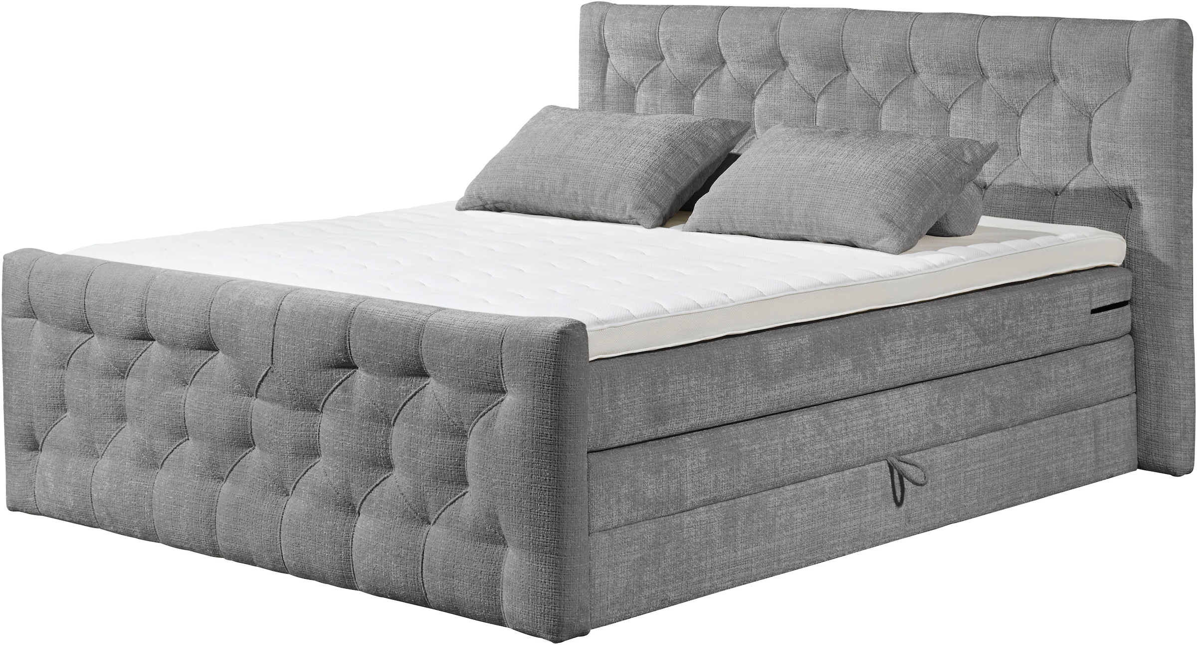 ED EXCITING DESIGN Boxspringbett »"Cashfield", OTTOs Choice! Topseller inkl. zwei Bettkästen & Topper«, erhältlich in den Größen 160x200cm und 180x200cm