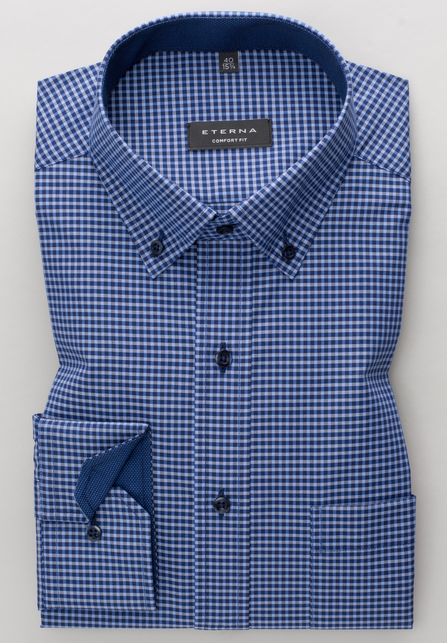 Eterna Langarmhemd »COMFORT FIT«, NON IRON (bügelfrei)