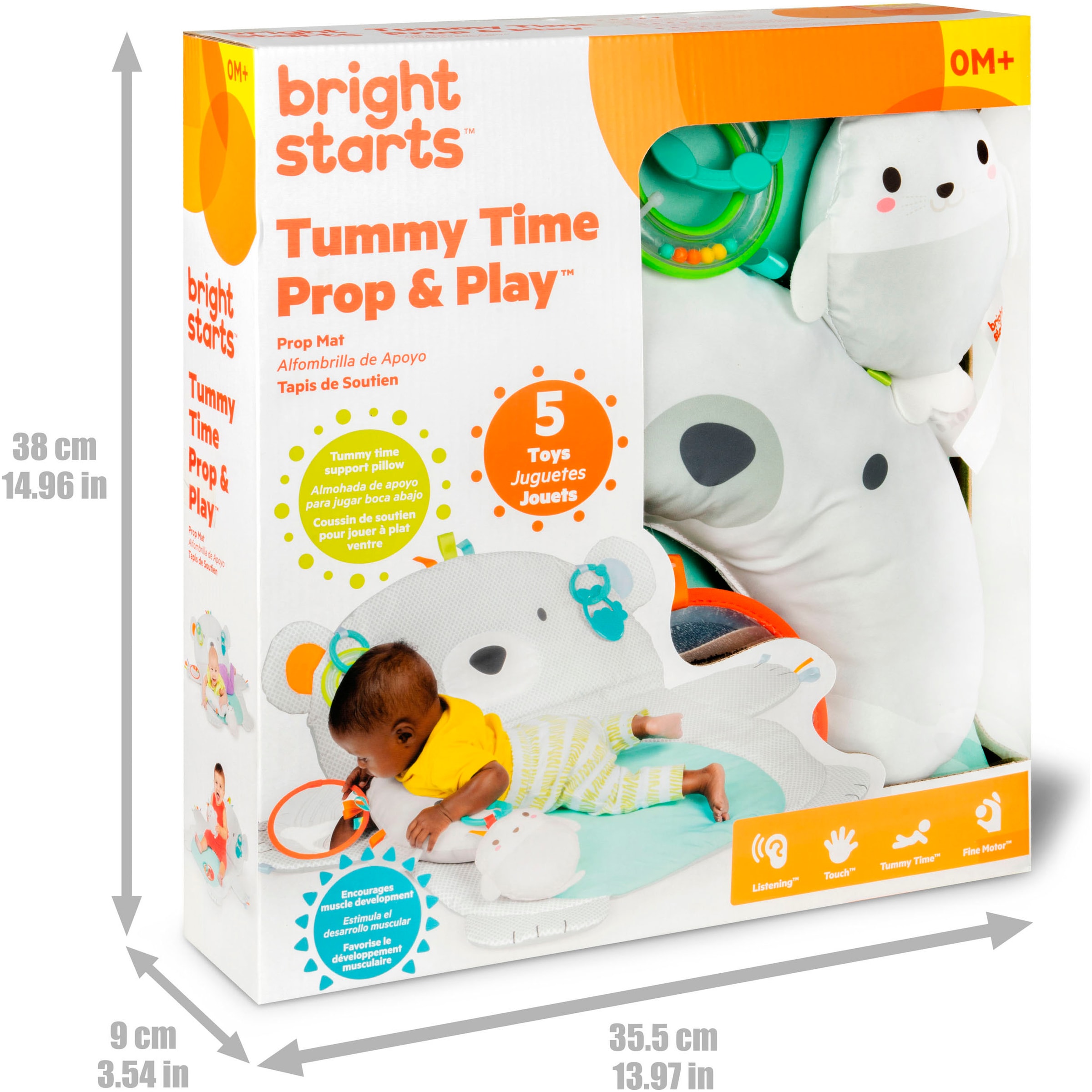 Bright Starts Greifspielzeug »Tummy Time Prop & Play™«