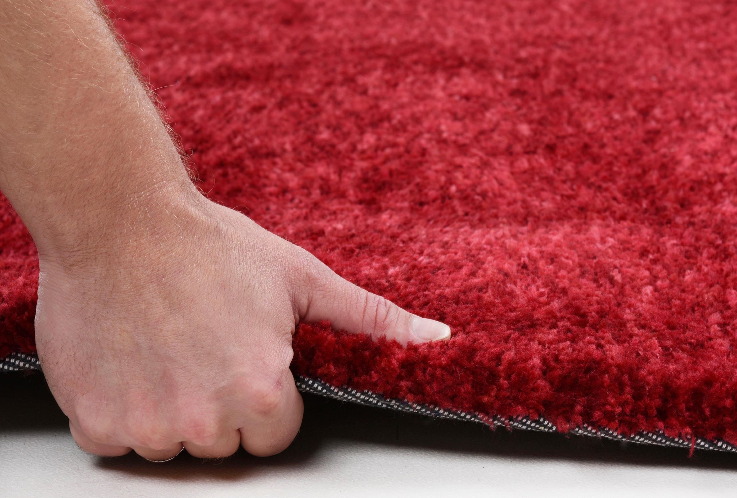 Gino Falcone Teppich »Roberto Uni« rechteckig 20 mm Höhe meliert, besonders weich durch Microfaser