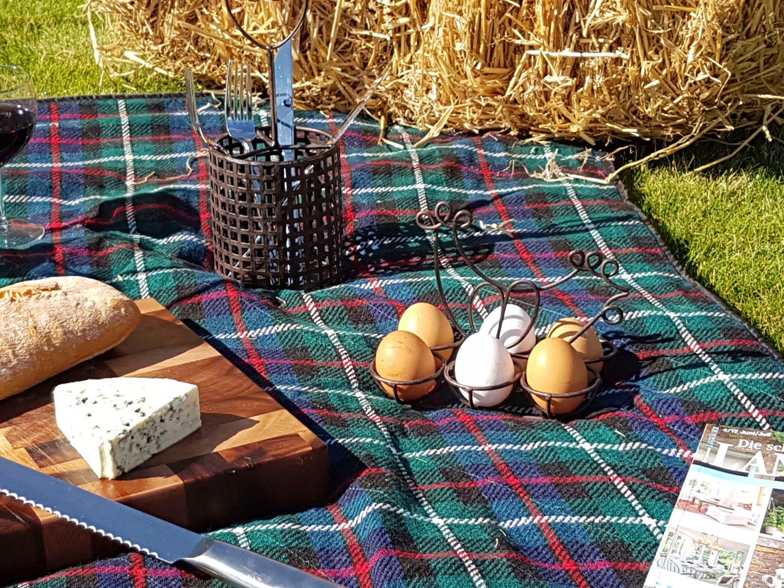 Ambiente Haus Dose »Eihalterung aus Eisen in Antikbraun«, (1 St.)