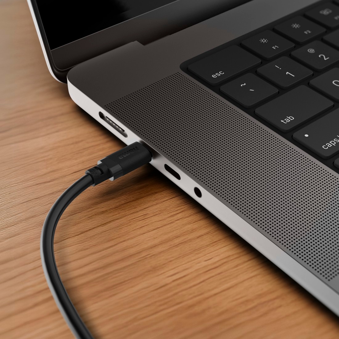 Hama USB-Kabel »USB-C Ladekabel 2 m schwarz« USB-C 200 cm Schnellladen, 480 Mbit/s, 60 W Leistung, breite Kompatibilität