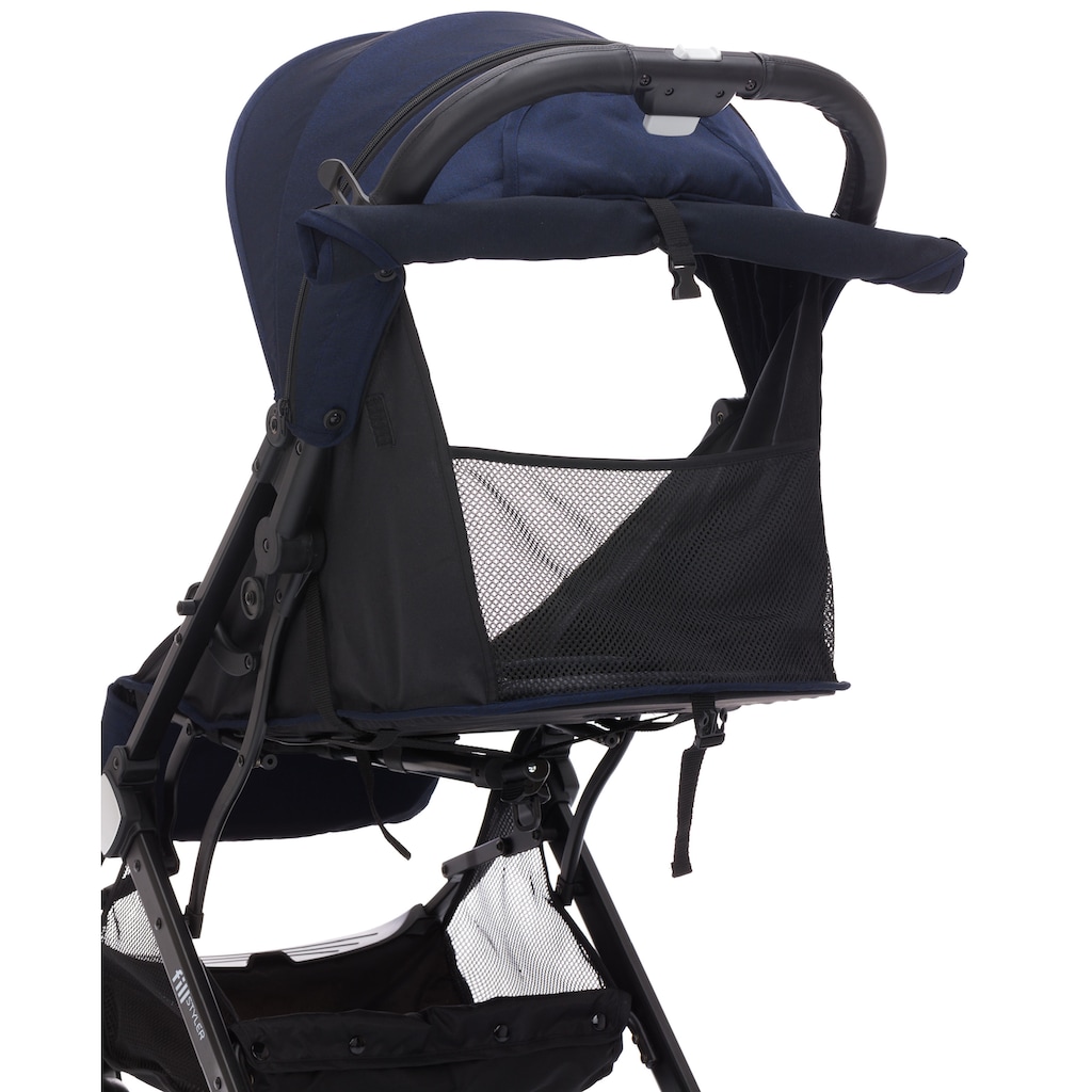 Fillikid Sport-Kinderwagen »Styler, blau melange«, mit Trolleygriff