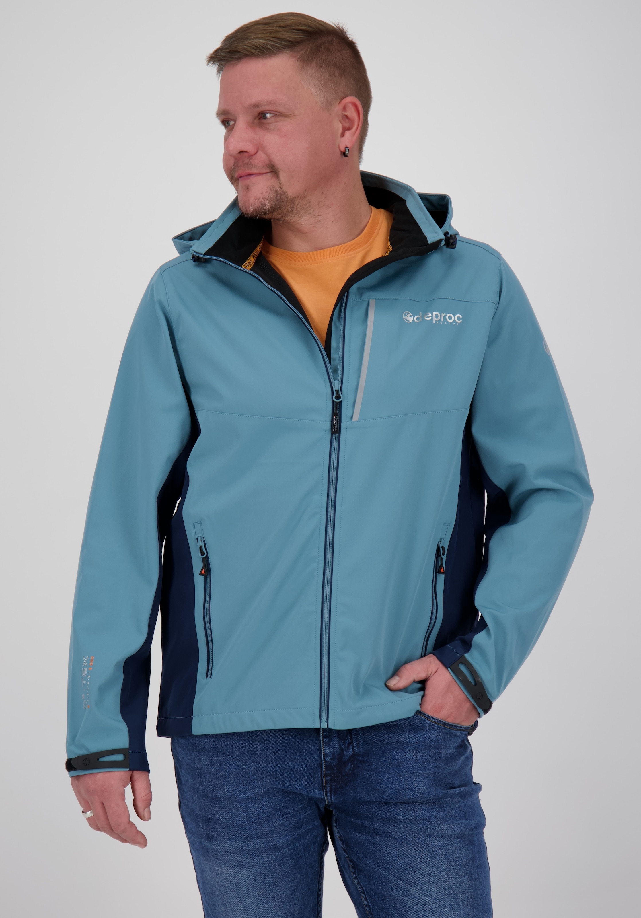 DEPROC Active Softshelljacke »NUNAVUT MEN II«, auch in Großen Größen erhältlich