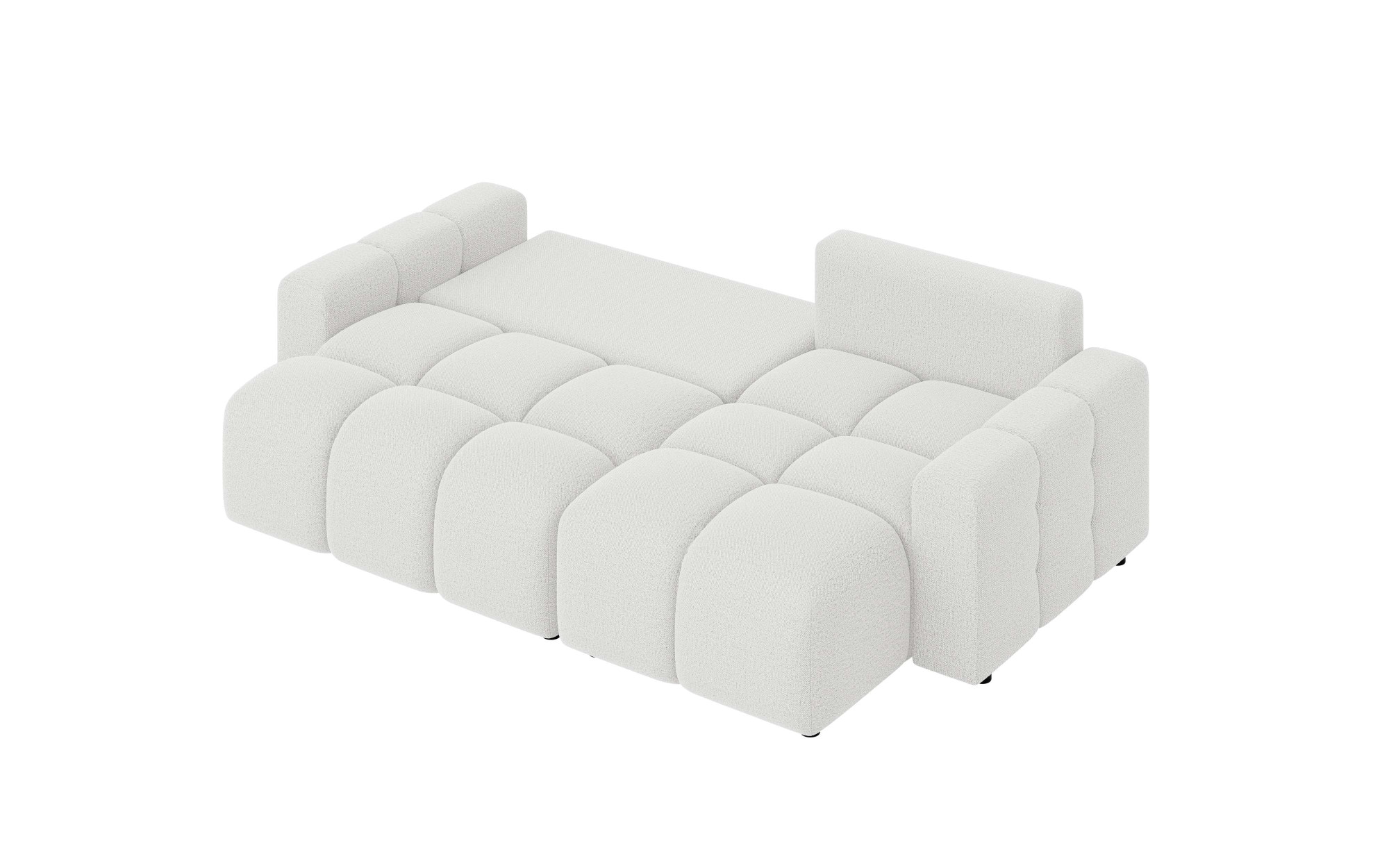 INOSIGN Ecksofa »FELICI, Schlafsofa 233cm, L-Form mit Recamiere beidseitig montierbar« Designsofa mit Bettfunktion und Bettkasten, Maße B/T/H: 233/142/88 cm
