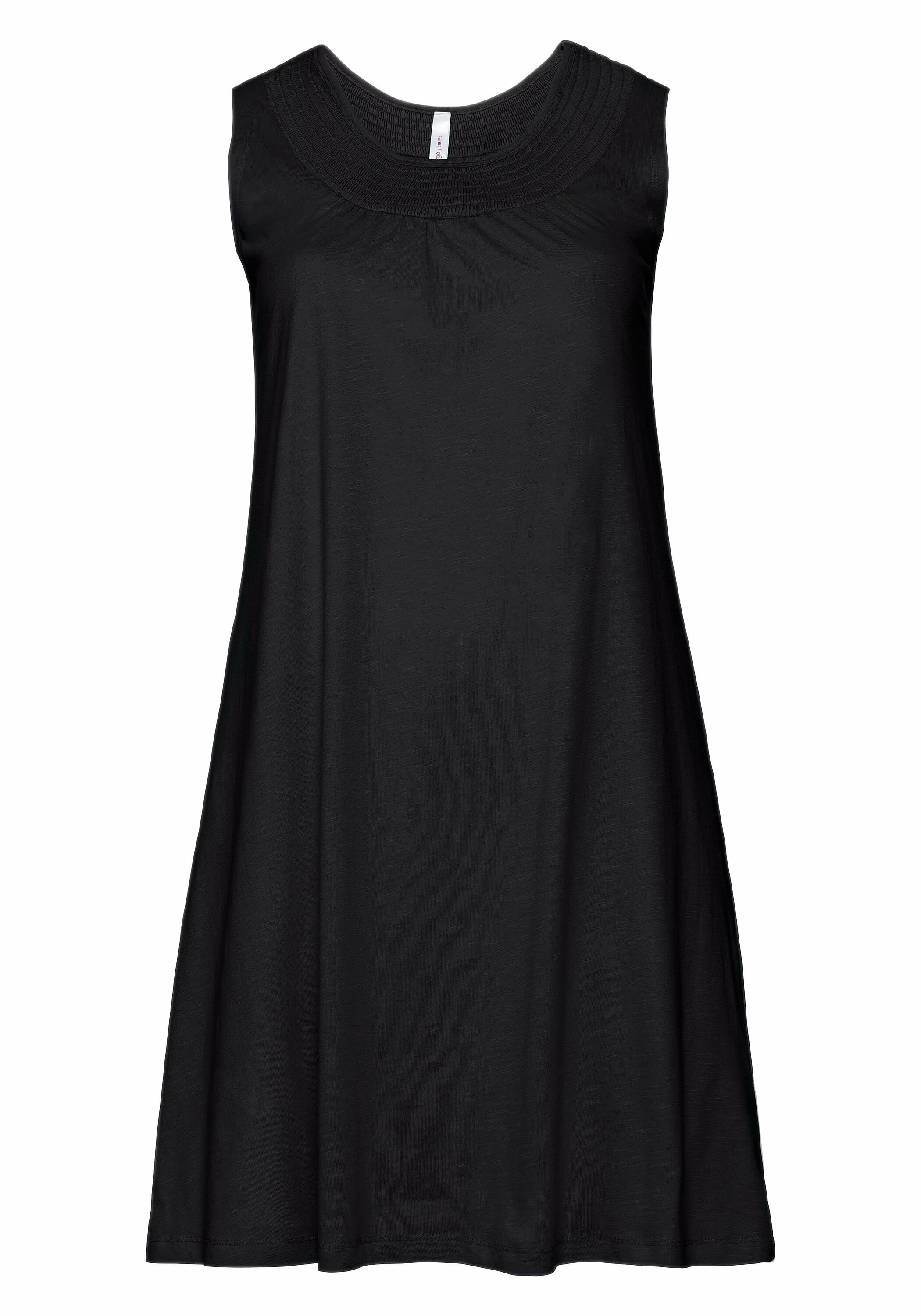 Sheego Jerseykleid »Shirtkleid mit Smok-Einsatz«