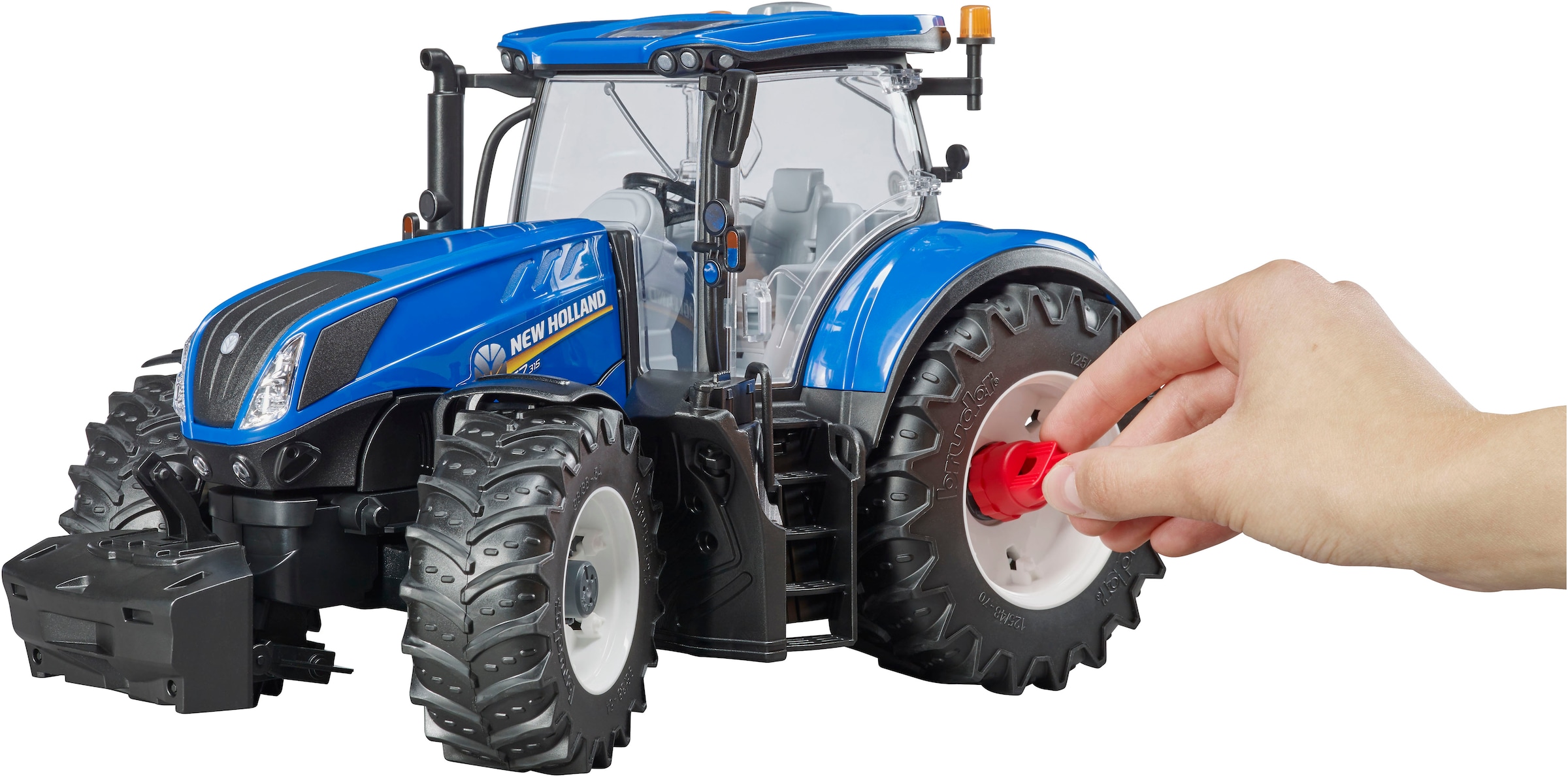 Bruder® Spielzeug-Traktor »New Holland T7.315 34 cm (03120)« Made in Europe