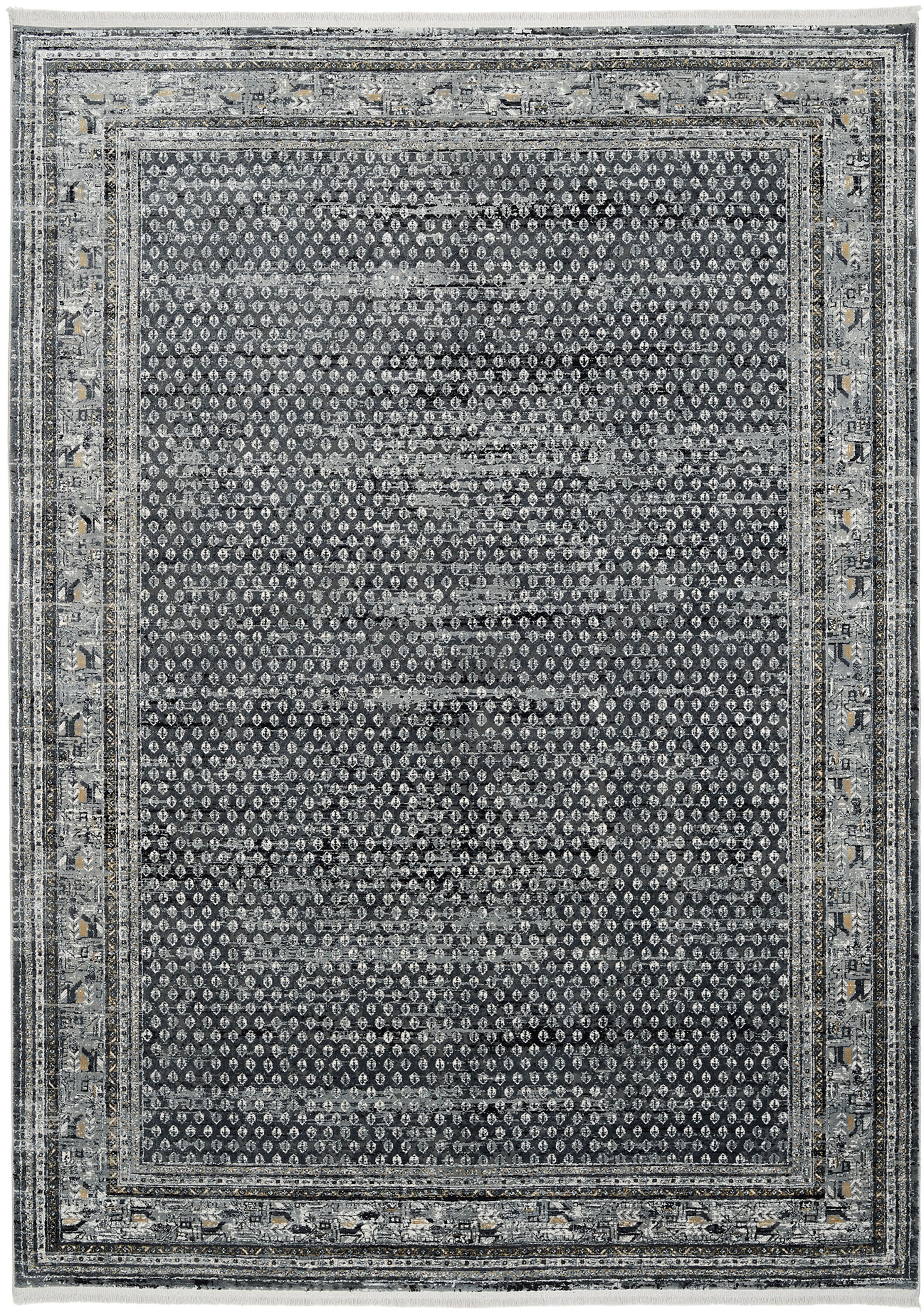 OCI DIE TEPPICHMARKE Teppich »BESTSELLER MIRI«, rechteckig, Vintage Optik  mit feinem Glanz und feinen Fransen, Wohnzimmer bei OTTO online