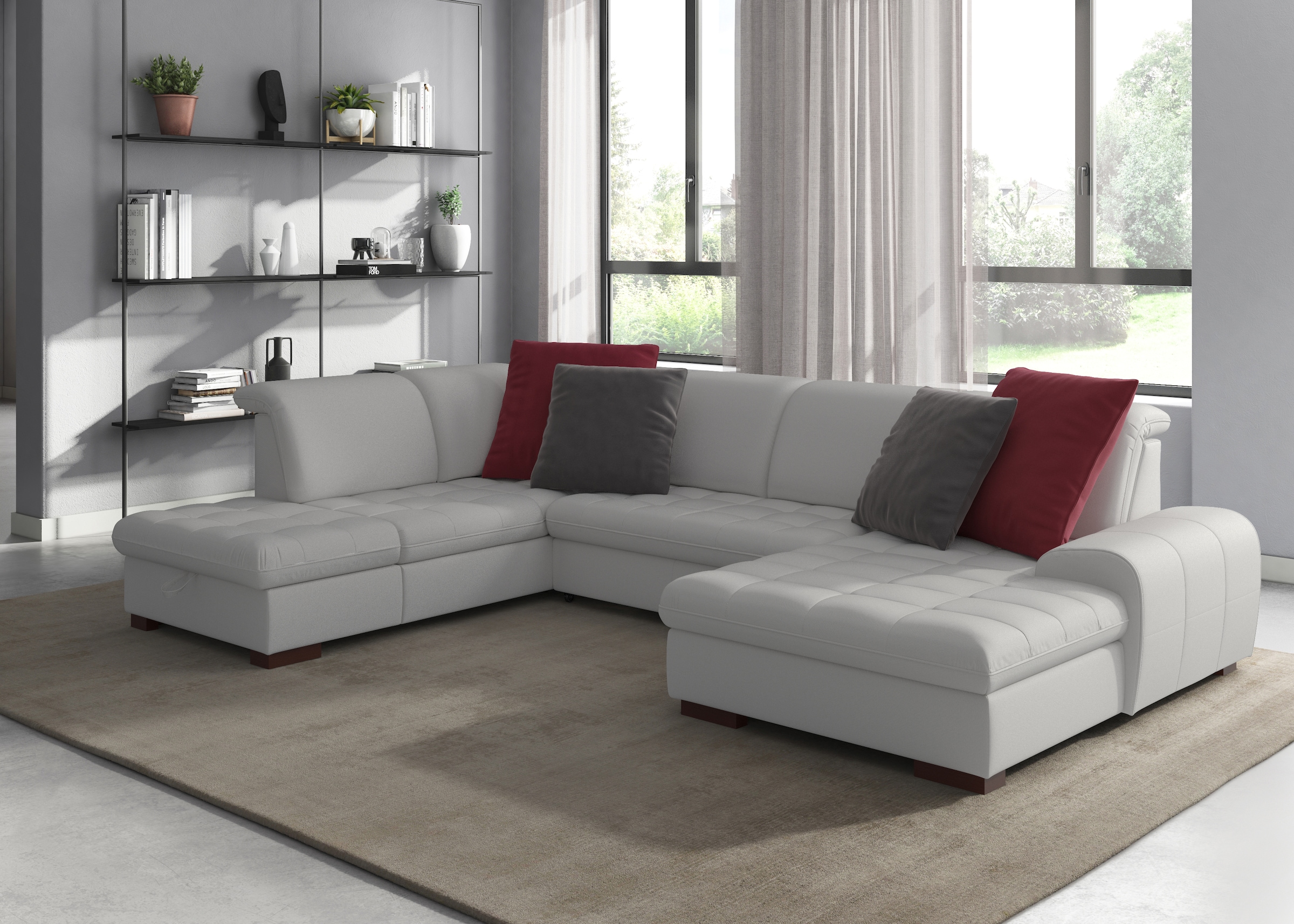 sit&more Sofakissen »Luxor« 2-teiliges Kissenset in Samtoptik