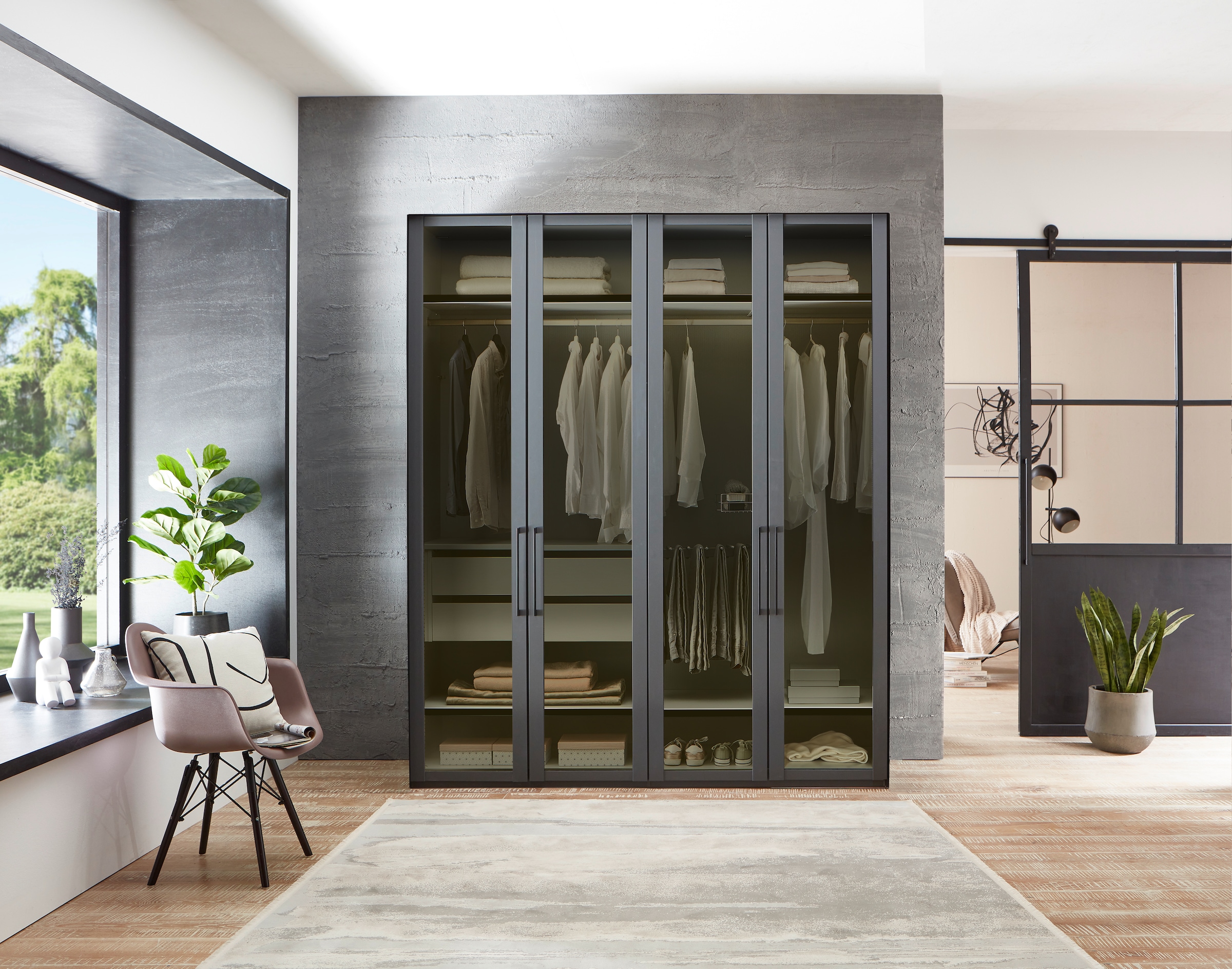 WIEMANN Drehtürenschrank »Split« inkl. Türendämpfung