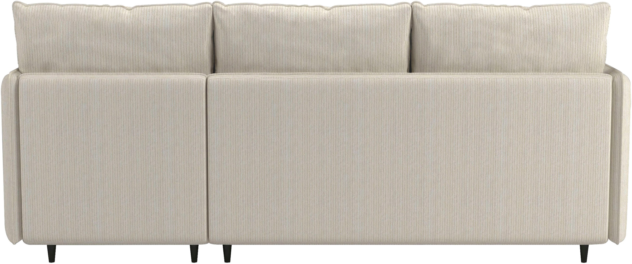 Dorel Home Ecksofa »LINDHUS, L-Form, verschiedene Stellvarianten, Loungesofa, Schlaf-Liege«, Wohnlandschaft, mit Recamiere, großer Bettkasten, Cord, Chenille