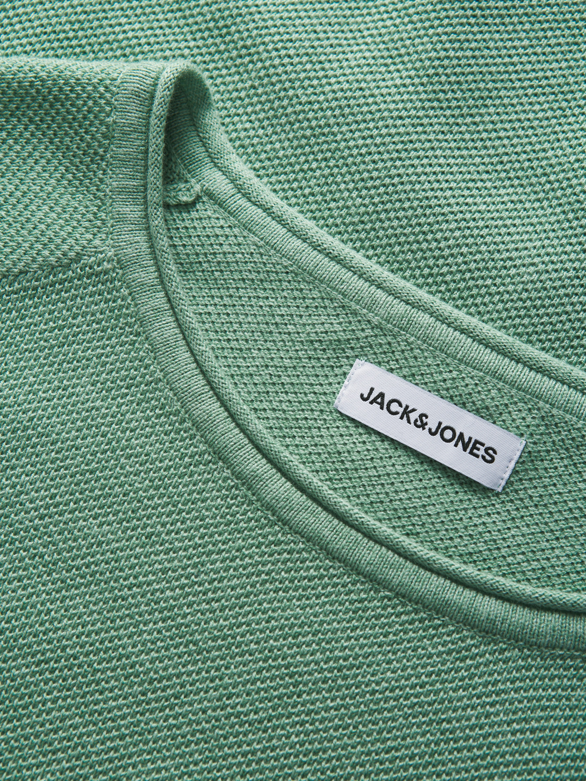 Jack & Jones Rundhalspullover »JJEHILL KNIT CREW NECK NOOS« Baumwolle, regular fit