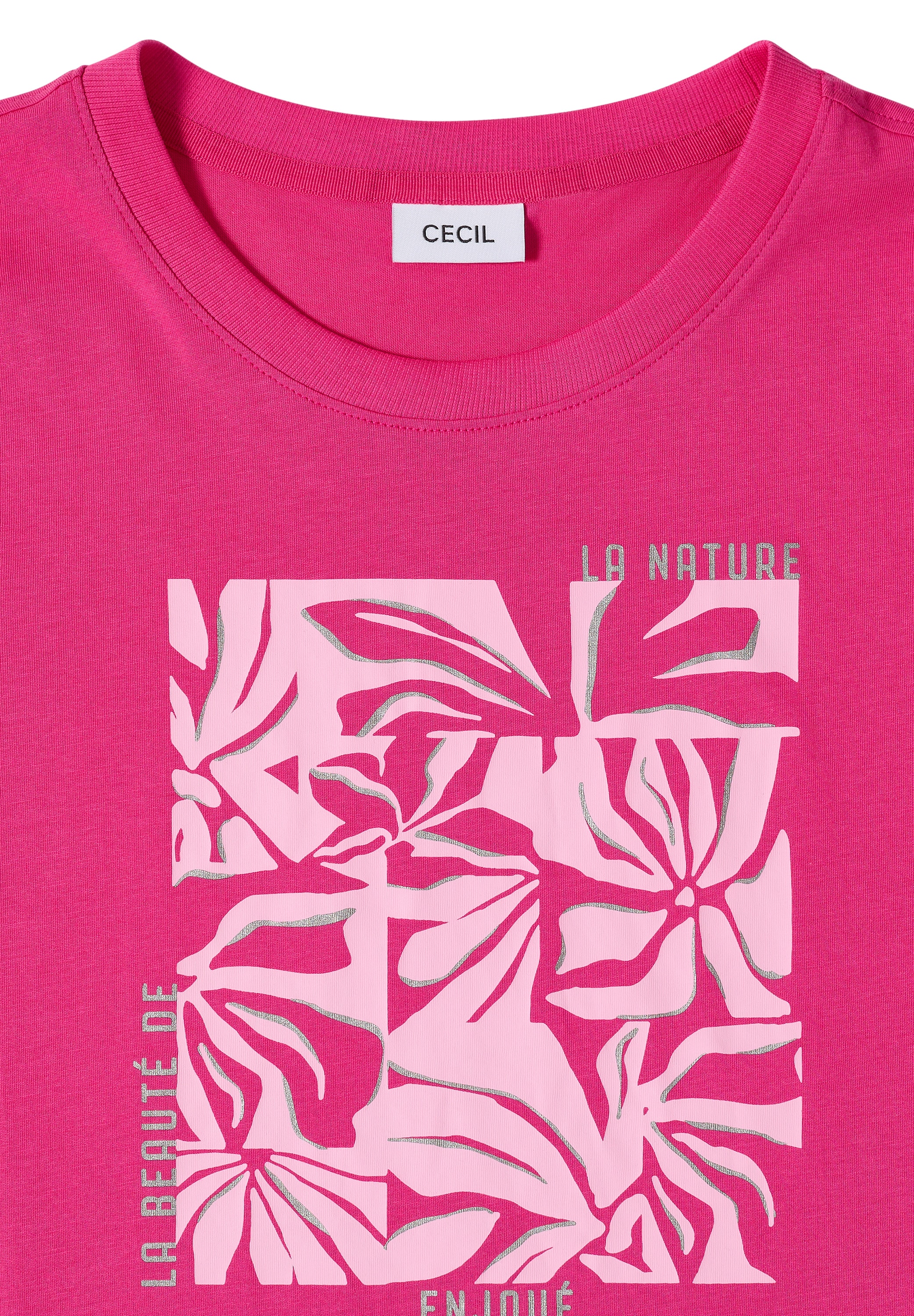 Cecil Kurzarmshirt Sommershirt mit Frontprint
