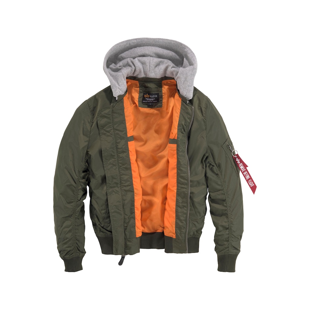 Alpha Industries Bomberjacke »MA-1 TT HOOD«, mit Kapuze