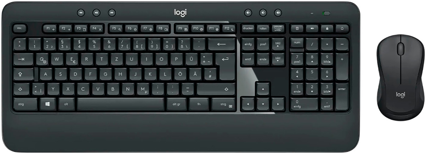 Logitech Tastatur- und Maus-Set »MK540 ADVANCED Kabellose«, für Windows, USB, Sondertasten, 3 Jahre Batterielaufzeit, PC, Laptop