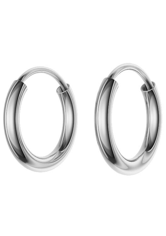 Firetti Paar Creolen »Schmuck Geschenk Silber 925 2,0 mm breit«, Made in Germany
