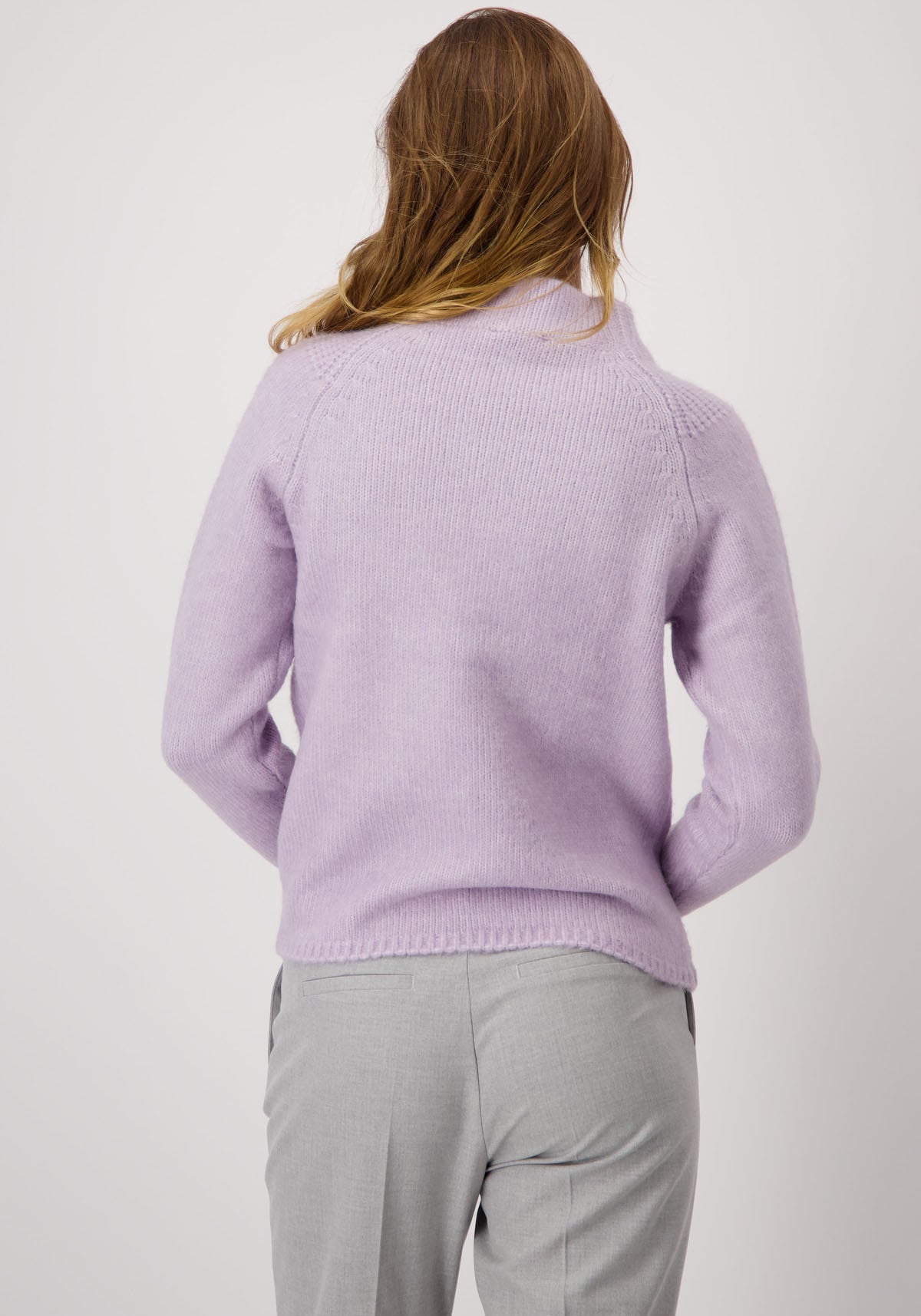 Monari Strickpullover, aus Flauschgarn