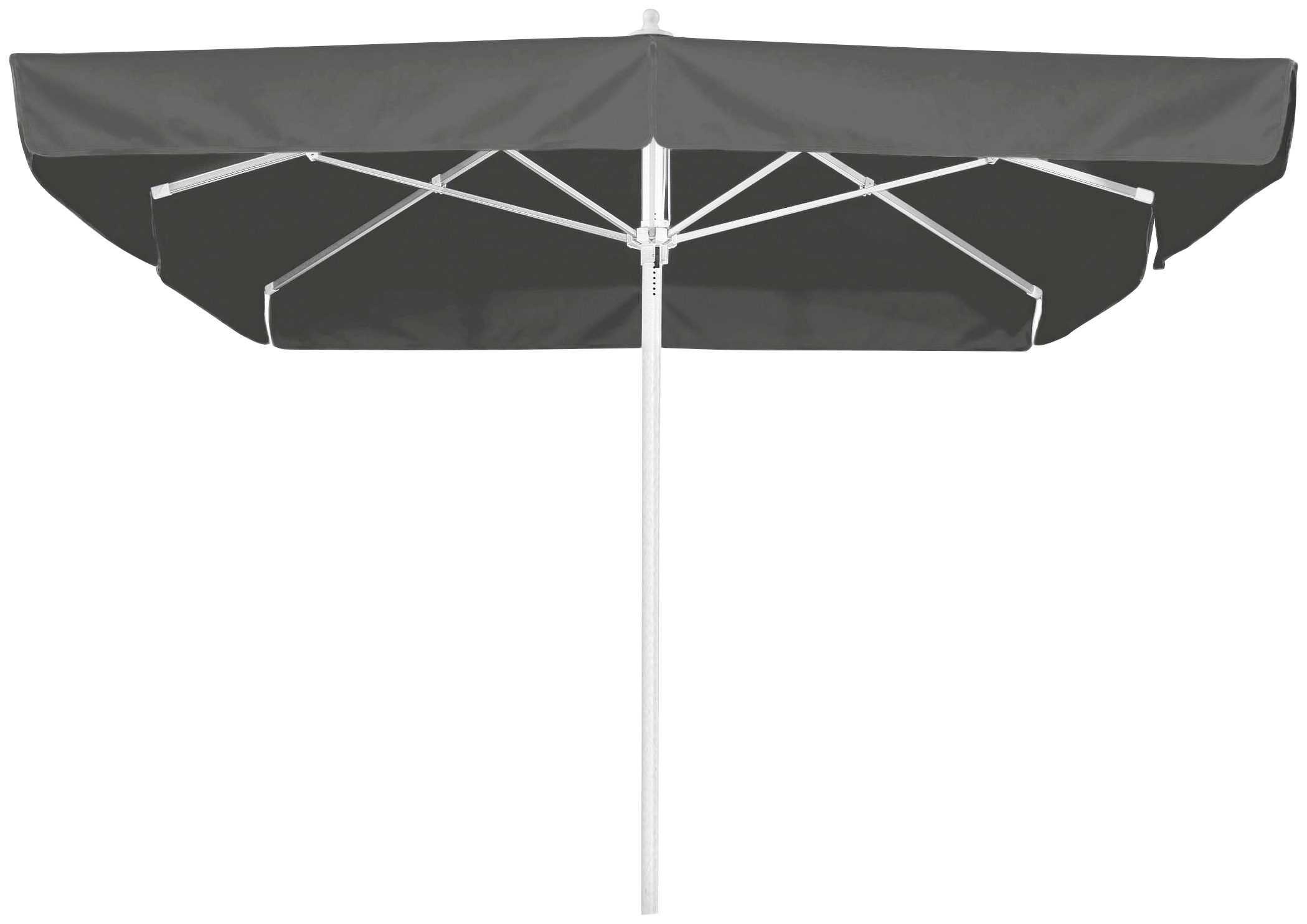 Schneider Schirme Marktschirm »Quadro« BxL: 300x300 cm, Aluminium/Polyester in grau