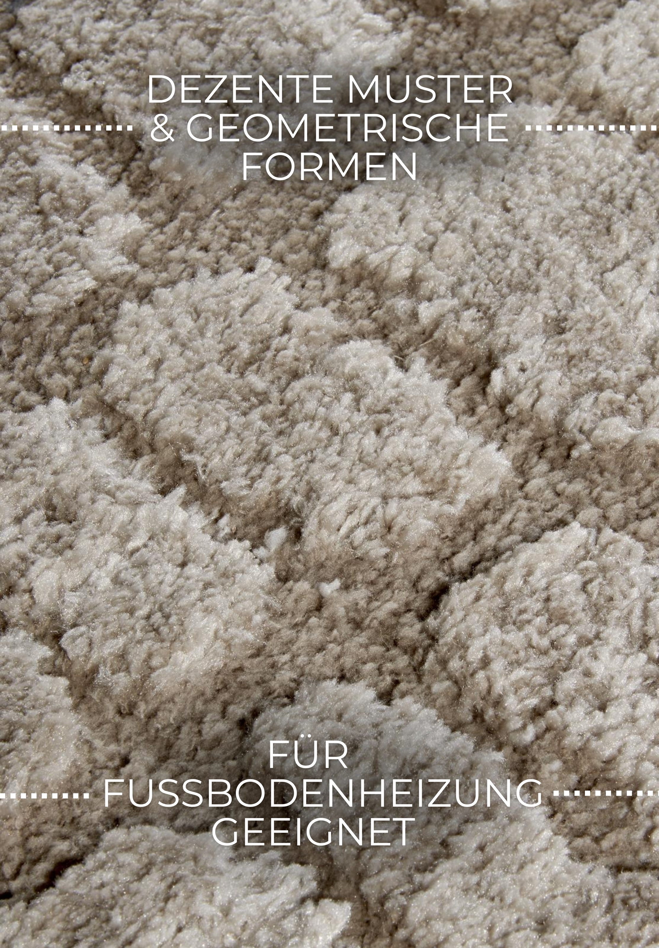 ELLE DECORATION Designteppich »Artistique«, rechteckig, 18 mm Höhe, Hochflor, Shaggy, Läufer, weich, Langflor, modern, Hoch Tief Effekt