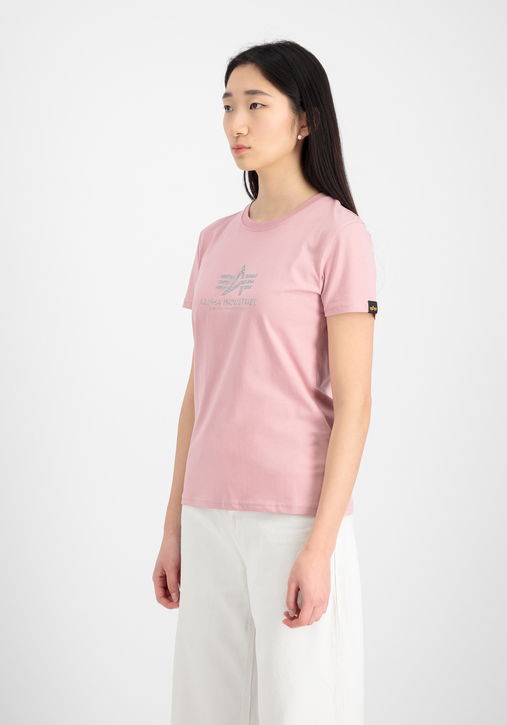 Alpha Industries T-Shirt »New Basic T-Shirt BL Glitter W«