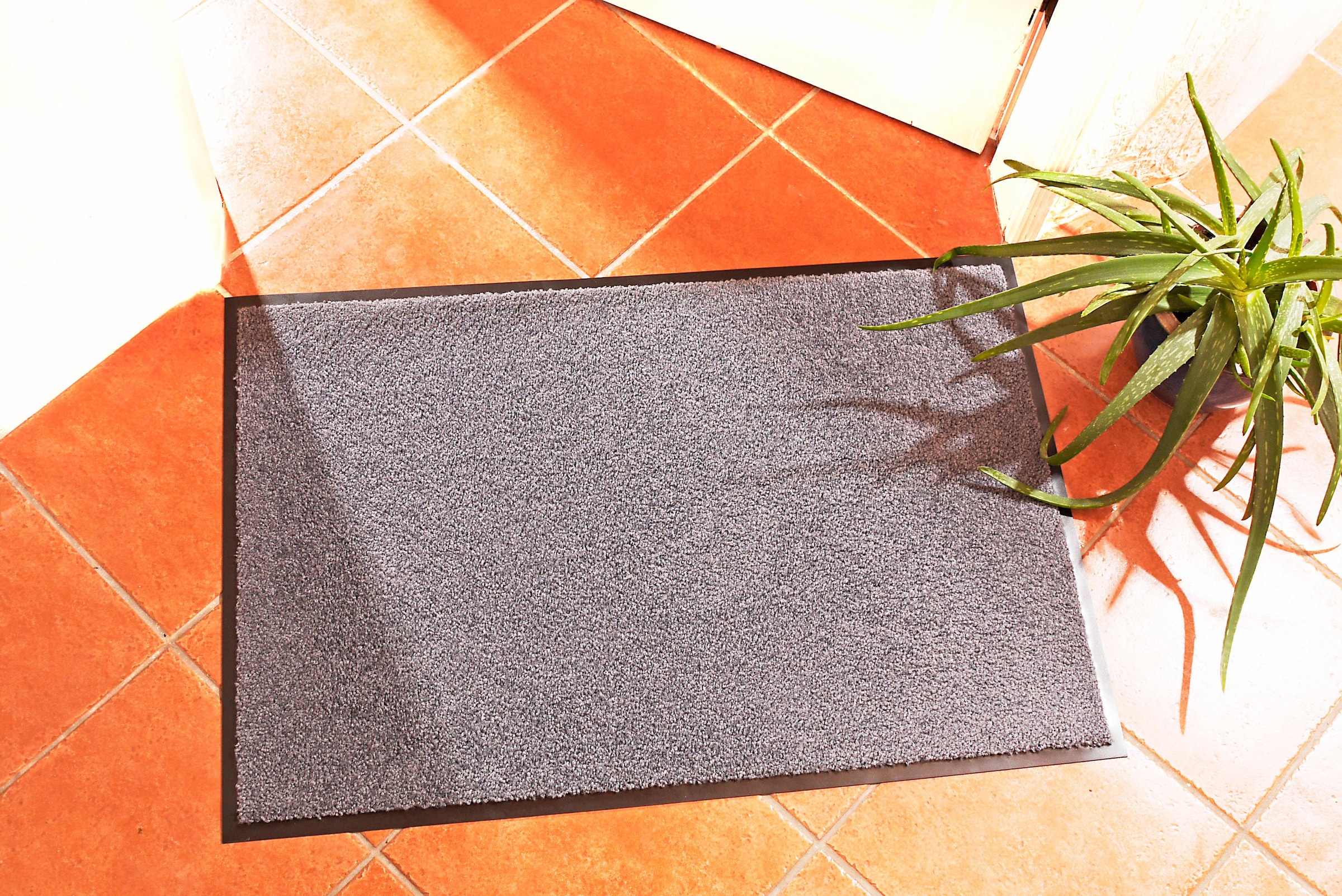 HANSE Home Fußmatte »Wash & Clean«, rechteckig, 7 mm Höhe, Schmutzfangmatte, Türmatte, In- und Outdoor, Teppich, Läufer, waschbar