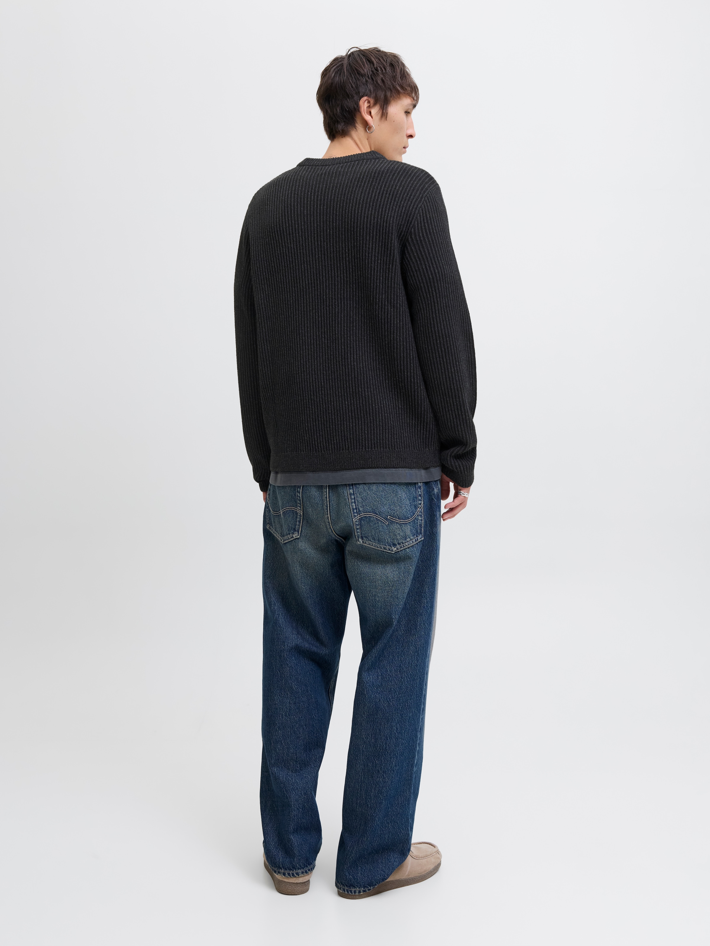 Jack & Jones Strickpullover »JJEDOVER KNIT CREW NECK SN«