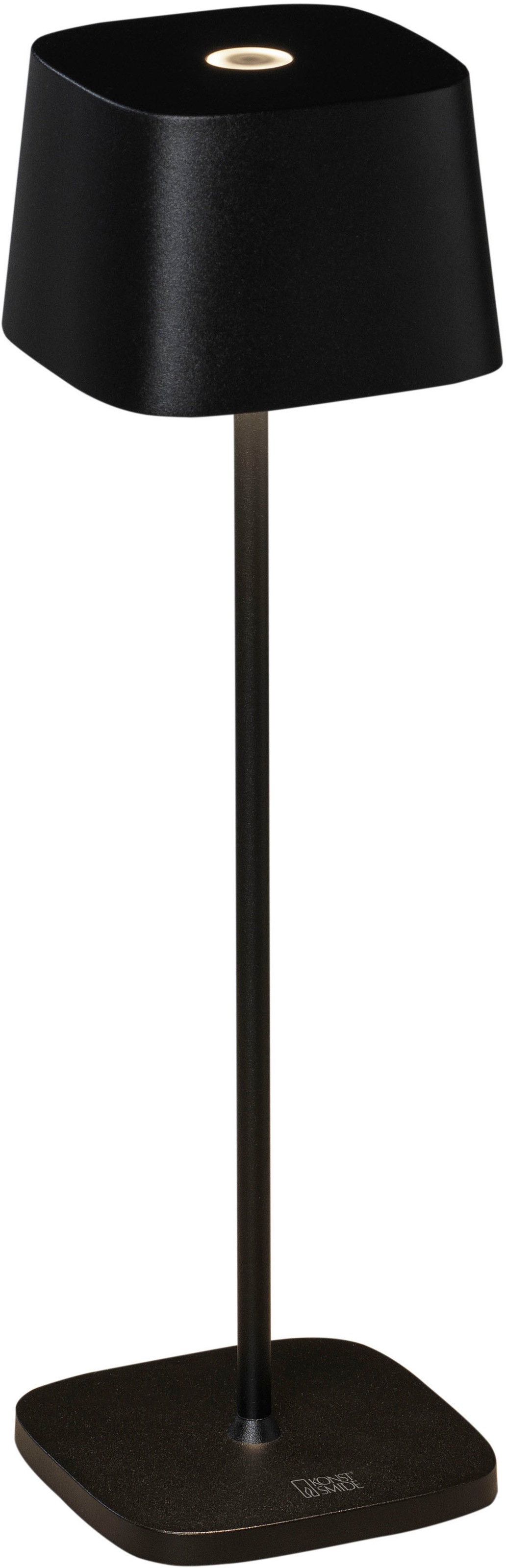 KONSTSMIDE LED Tischleuchte »Capri«, Capri LED USB-Tischleuchte schwarz, Farbtemperatur, dimmba