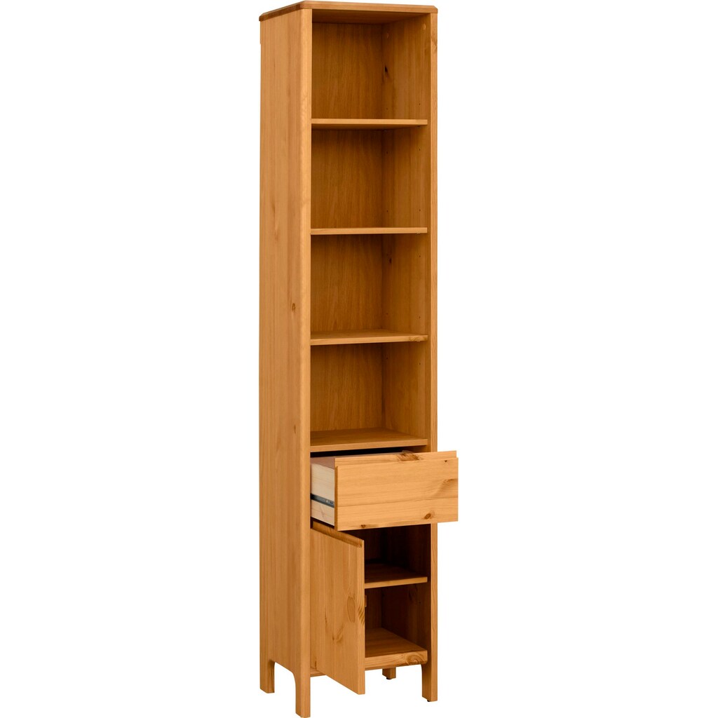 OTTO products Hochschrank »Jorrick«, Breite 40 cm, Massivholz Kiefer mit Bio Öl/Wachs behandelt