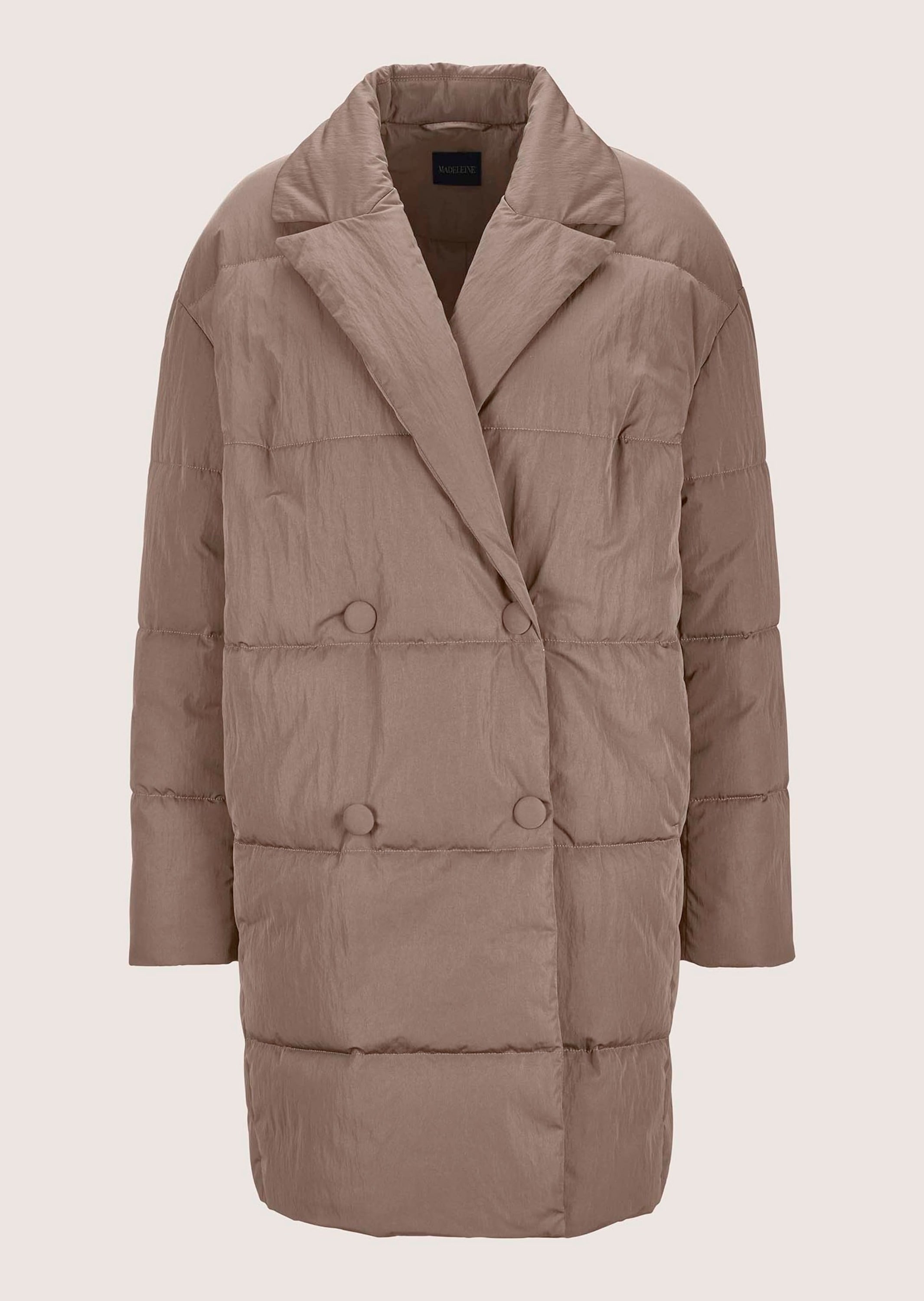 MADELEINE Kurzjacke »Parka Eleganter Wintermantel im Oversized-Look« Daunenstepp