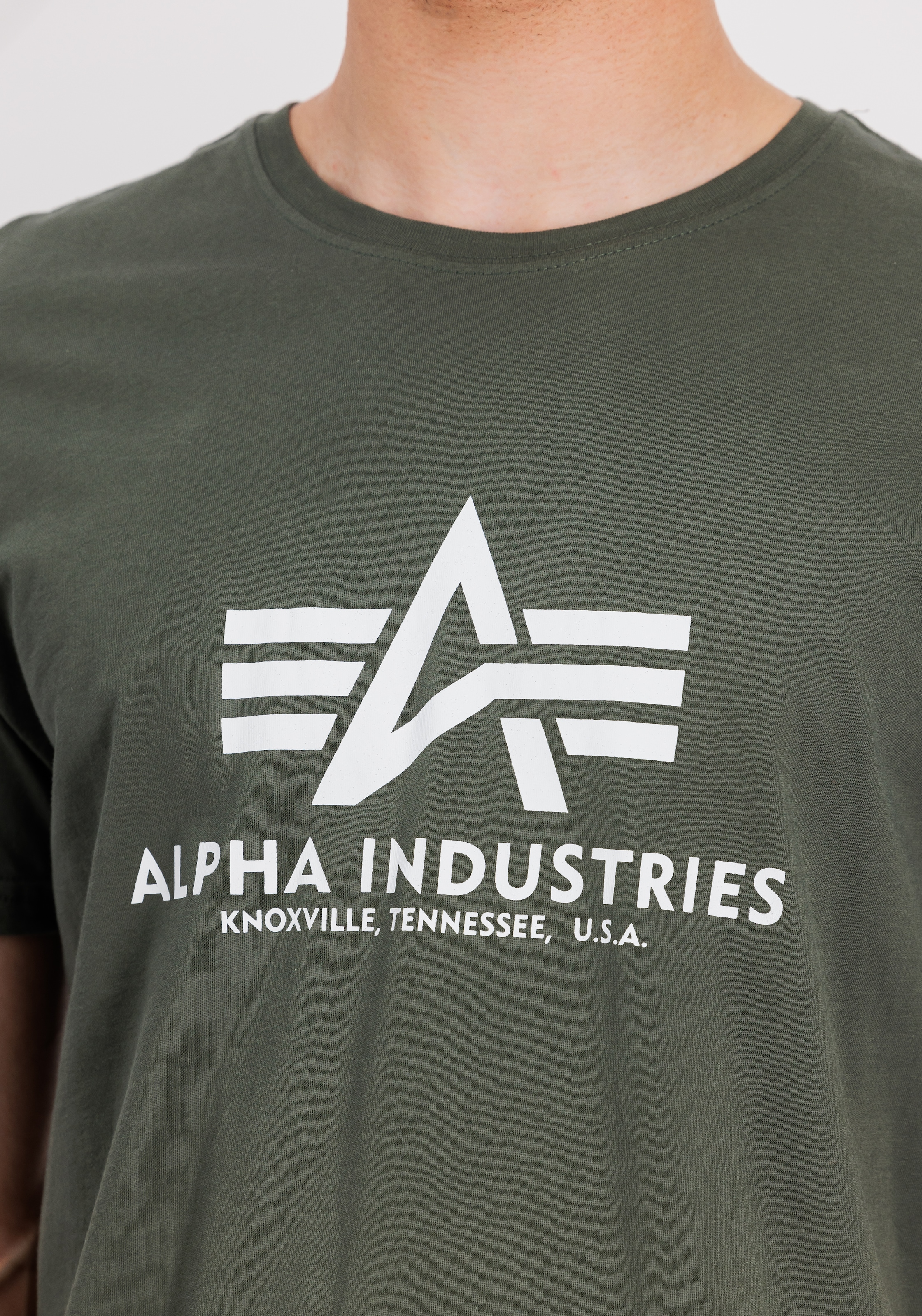 Alpha Industries T-Shirt »Basic T-Shirt« Baumwolle, regular fit